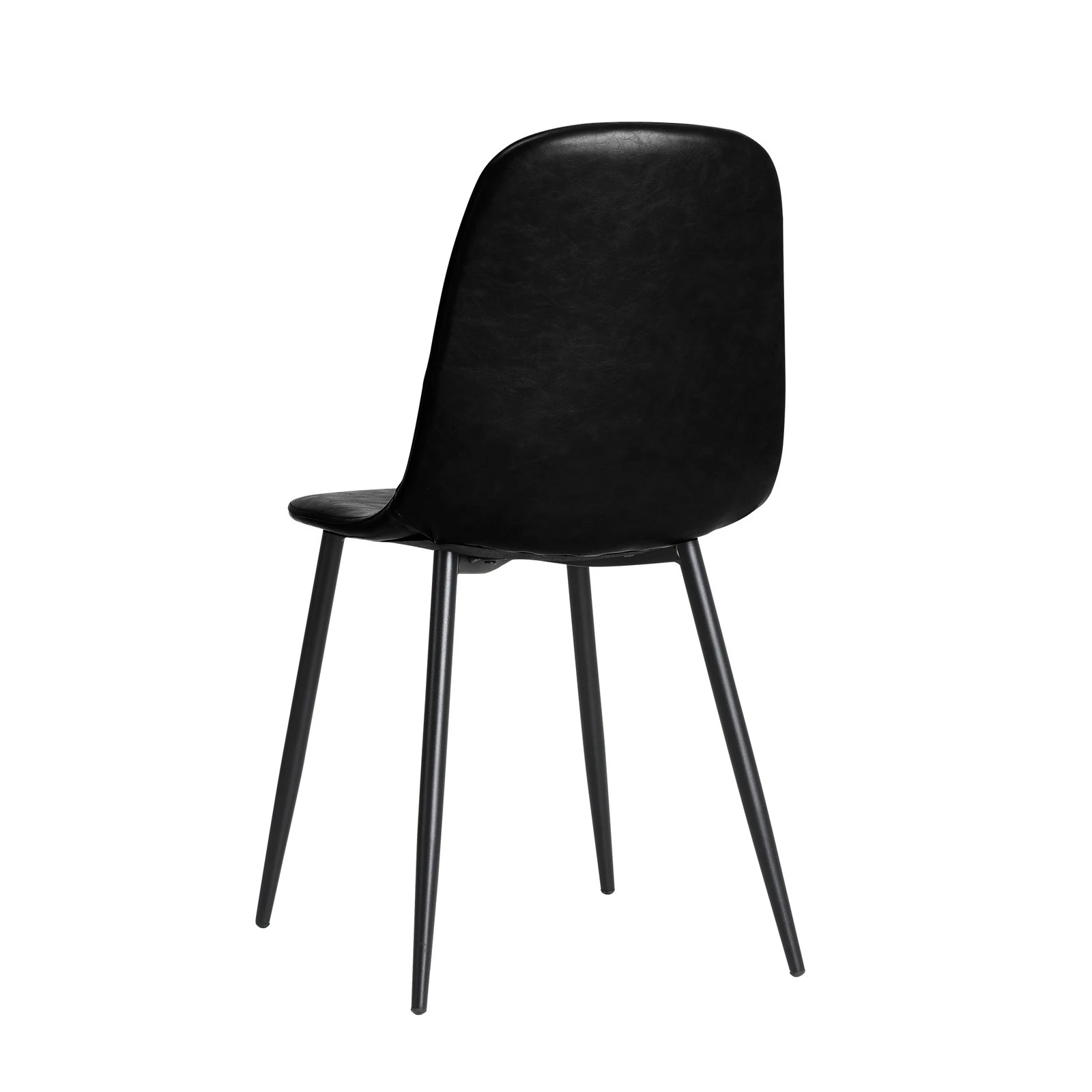 10 Oikiture 2x Dining Chairs Kitchen Accent Chair Lounge Room Pu Leather
 - Black, 10 of 10