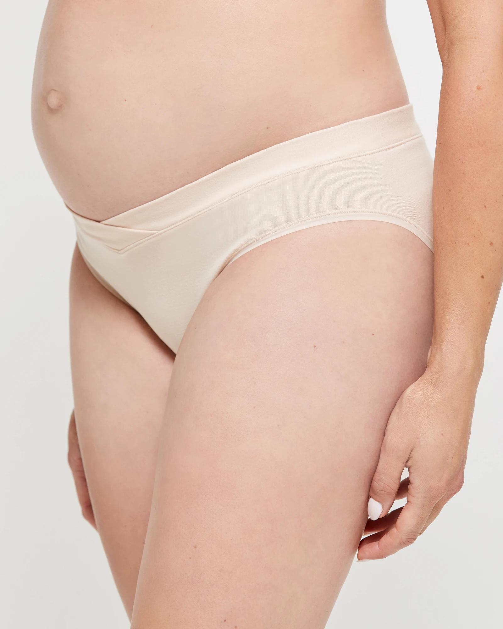 2 Target Maternity Underbelly Briefs NATURAL, 2 of 3