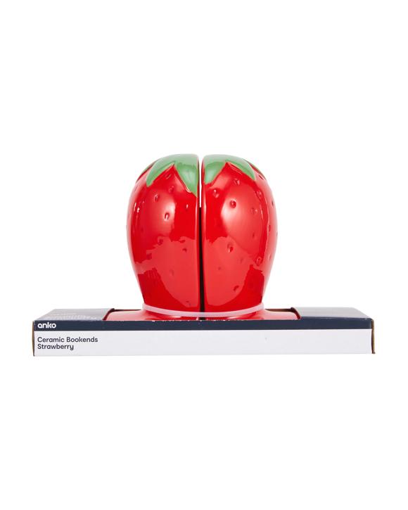 Ceramic Bookends - Strawberry