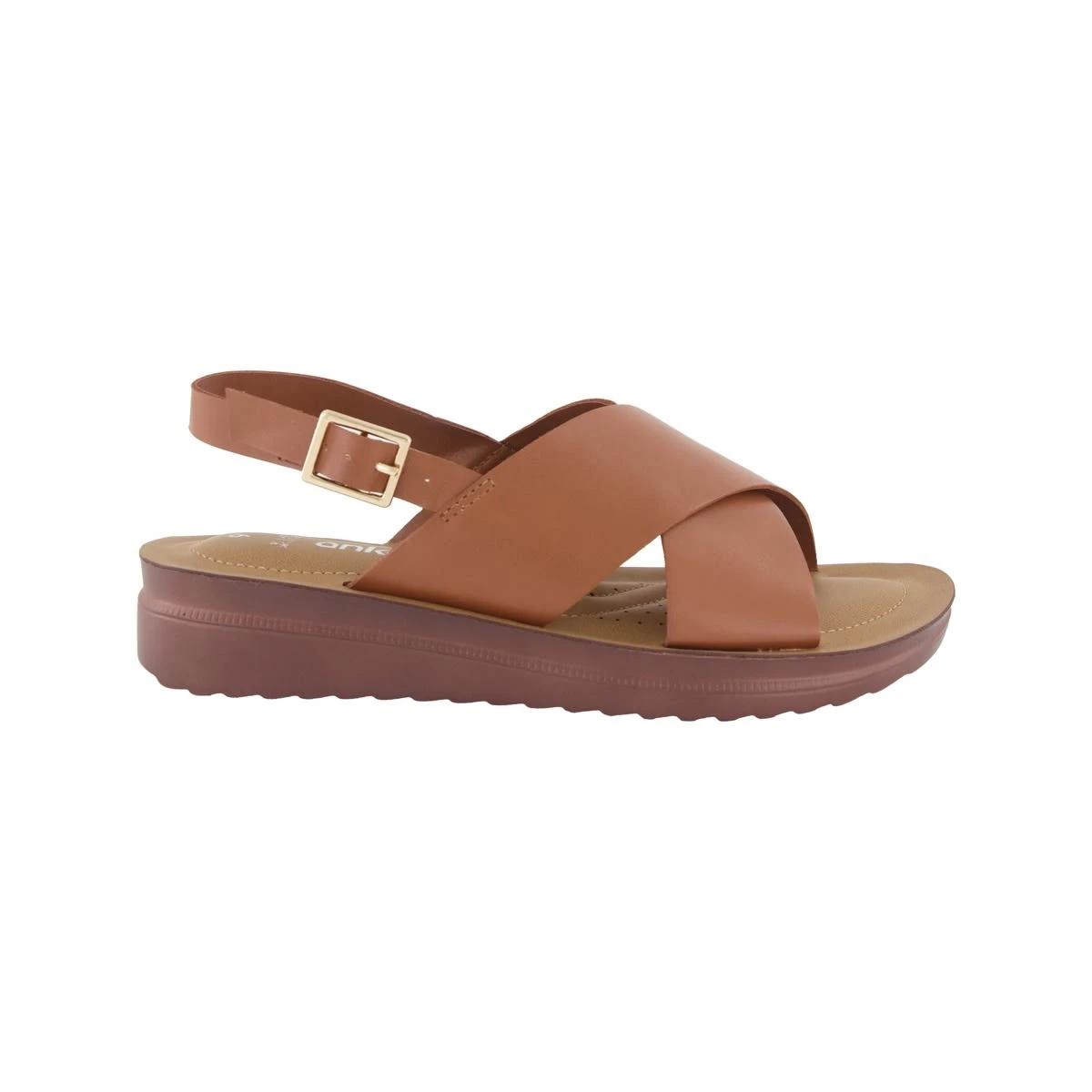 1 Comfort Footbed Sandals Cashew, 1 of 3