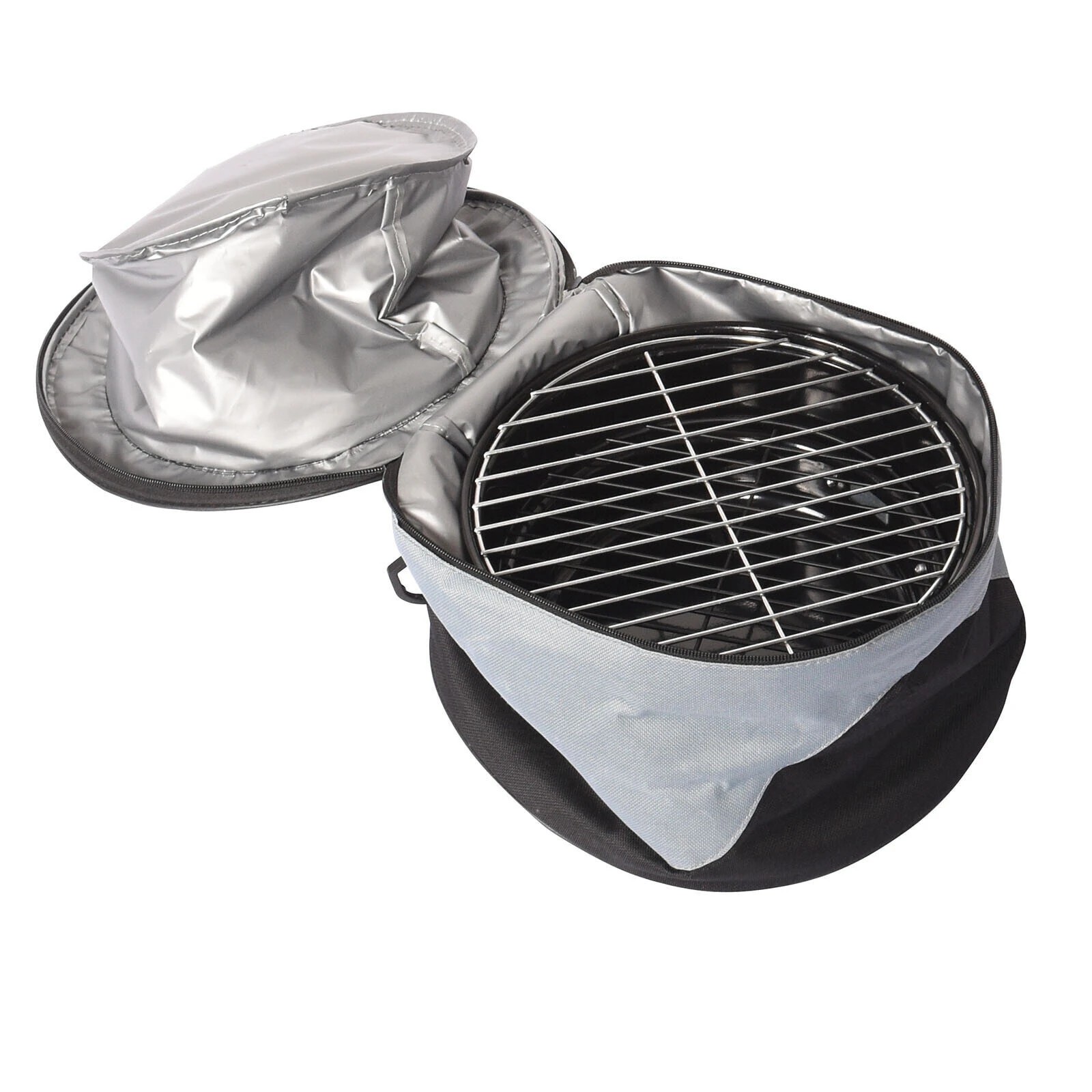 5 Havana Outdoors 2-IN-1 BBQ Grill Cooler Combo Set Outdoor Camping Picnic - Black - Black, 5 of 10