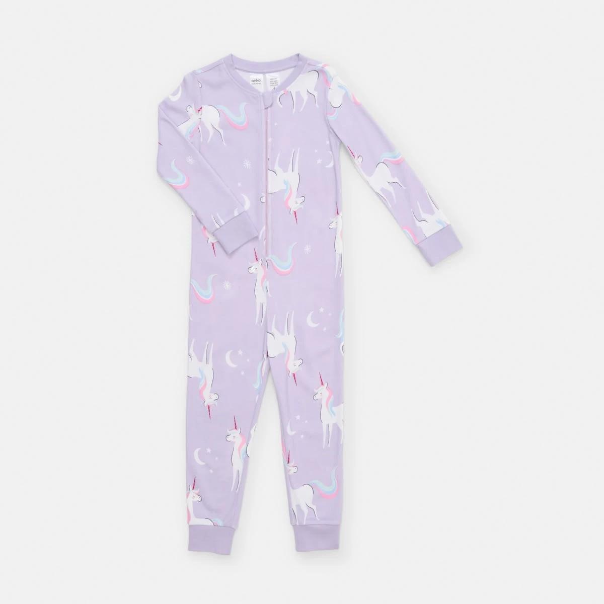 6 Rib All-In-One Sleepsuit Pur Uni, 6 of 9