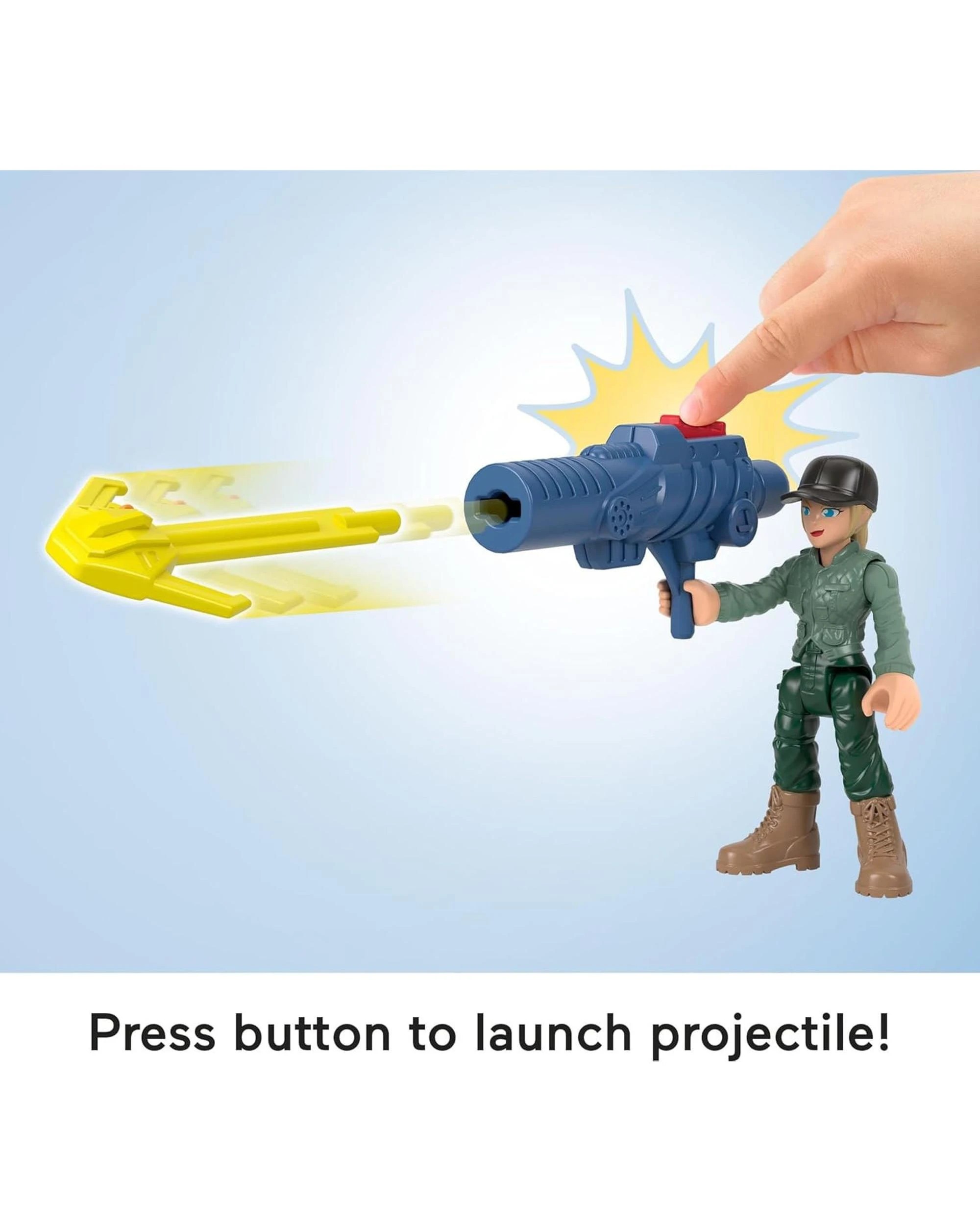 5 Fisher-Price Imaginext Jurassic World Rebirth Land, Sea, Air Multipack Action Figures, 5 of 6