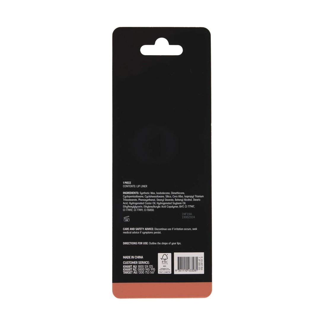 6 OXX Cosmetics Matte Lip Liner - Pale Peach, 6 of 6