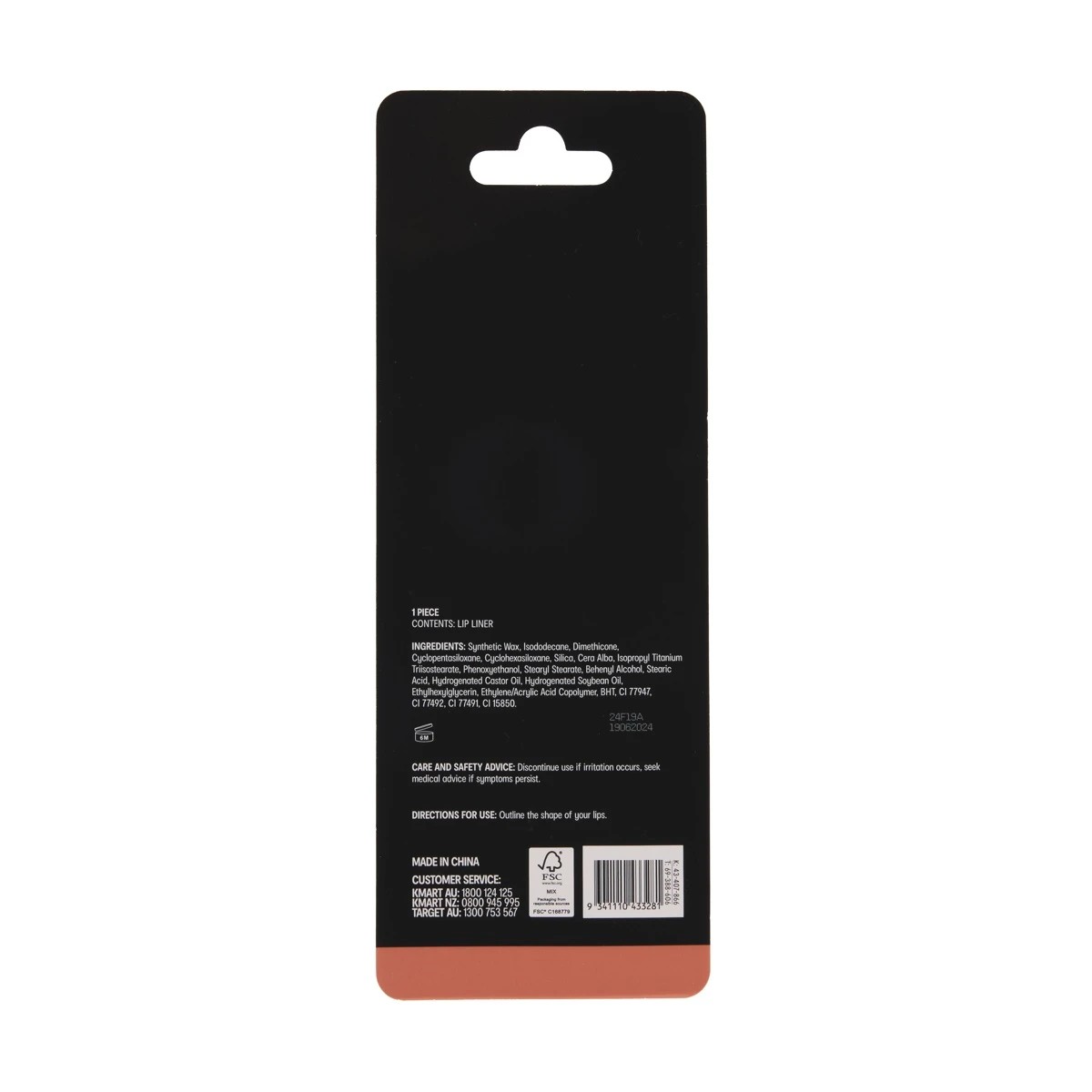 6 OXX Cosmetics Matte Lip Liner - Pale Peach, 6 of 6