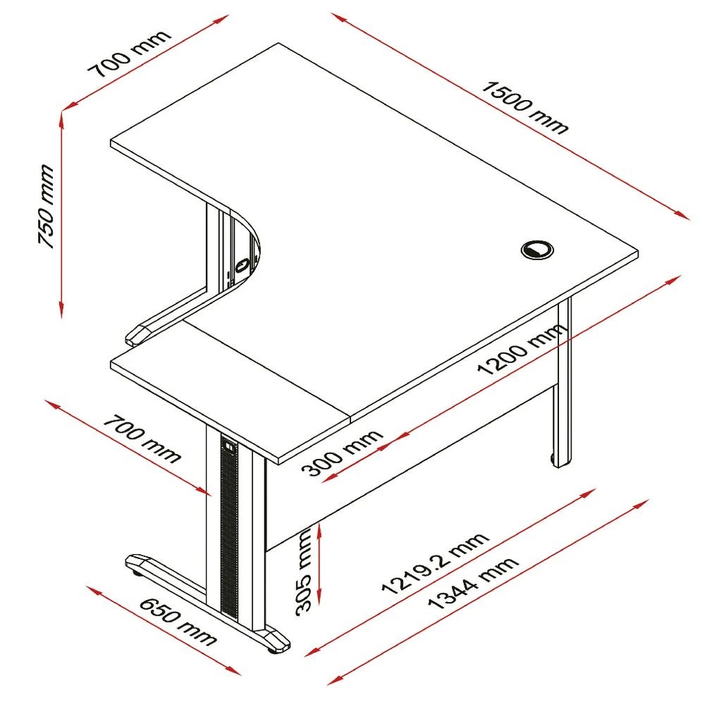3 Matrix Workstation 1500mm Desks, Tables and Workstations, 3 of 5