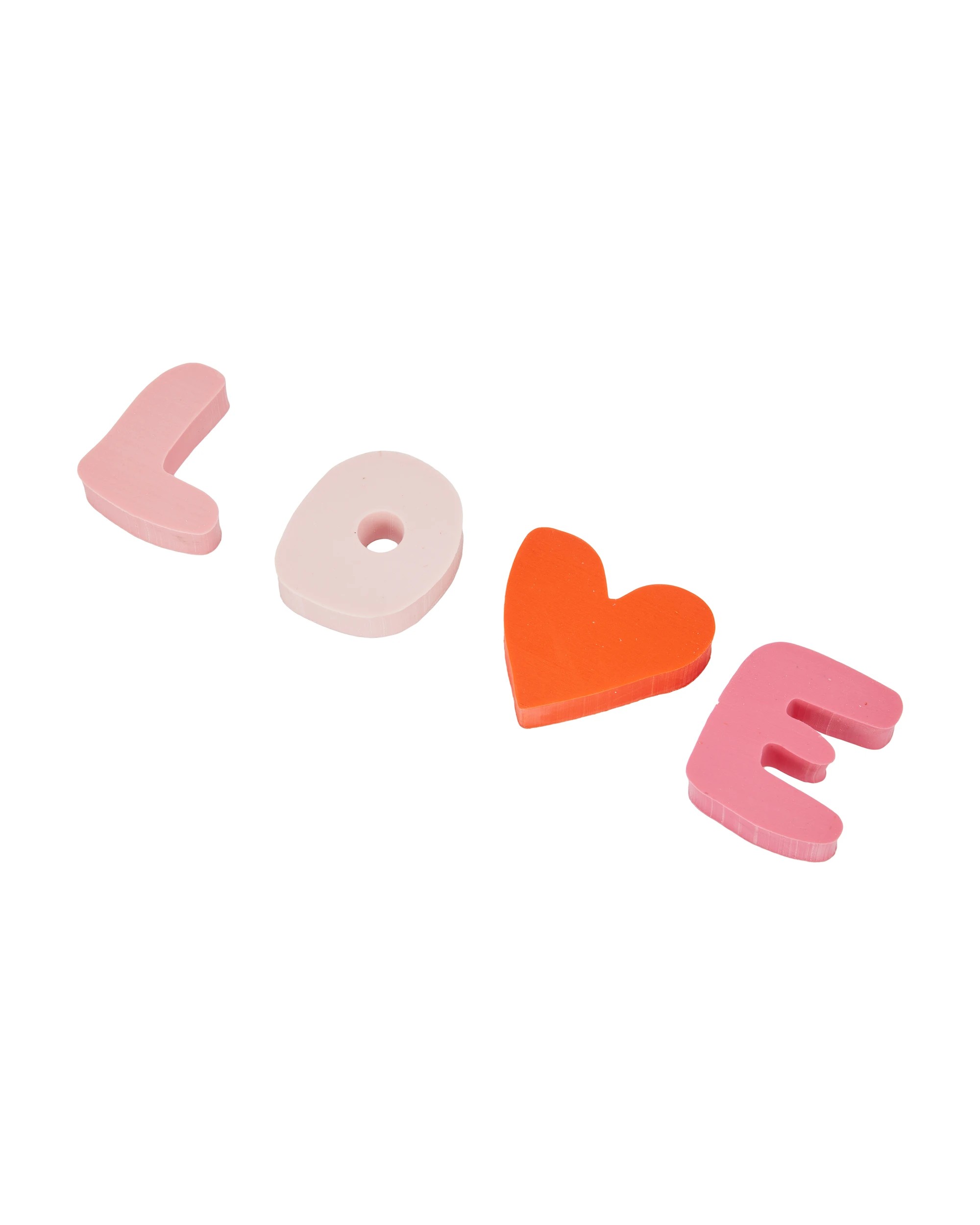 2 Valentine's Day 4 Pack Love Eraser Set, 2 of 6