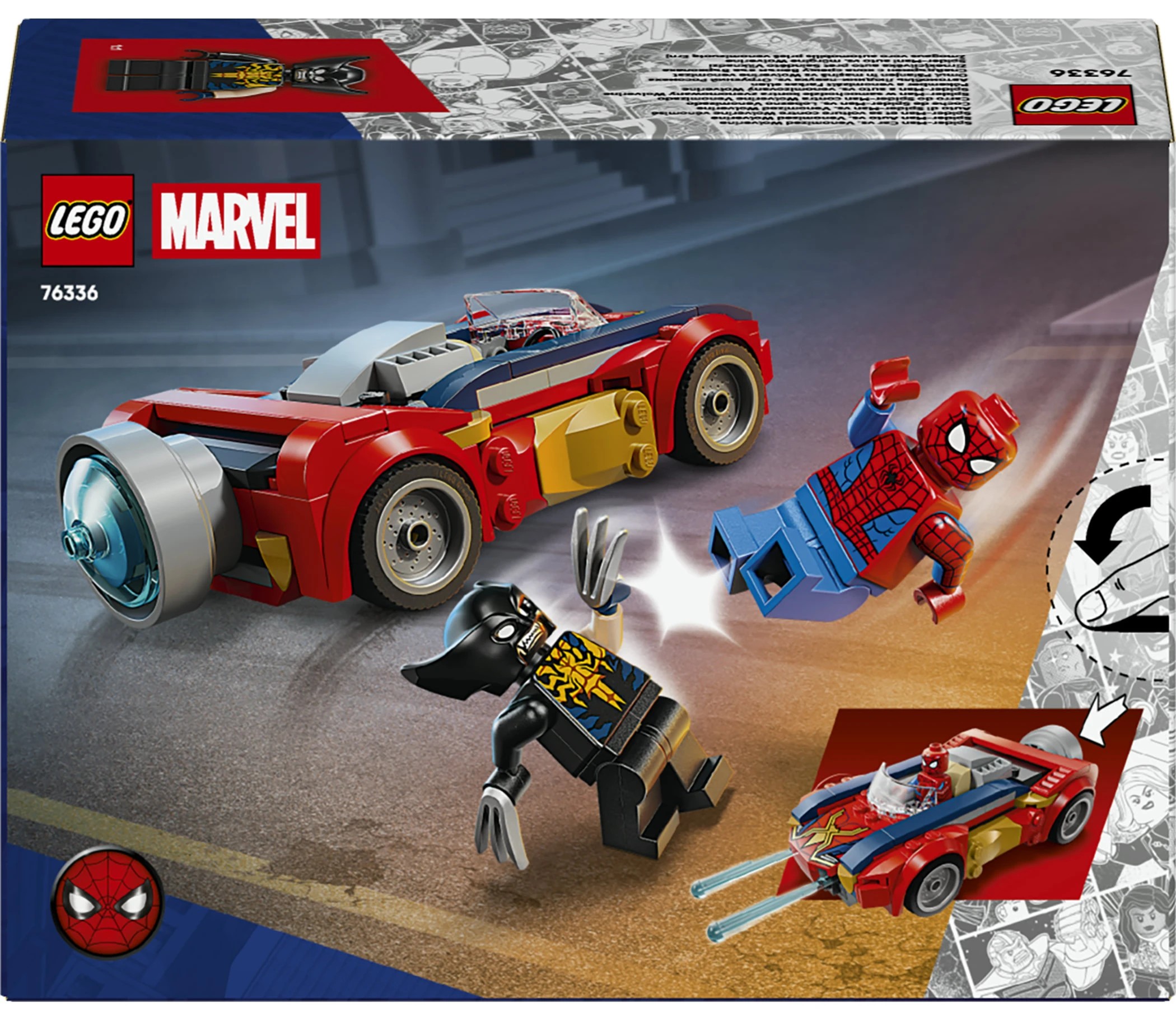 10 LEGO Super Heroes Spider-Man Car vs. Venomized Wolverine 76336, 10 of 10