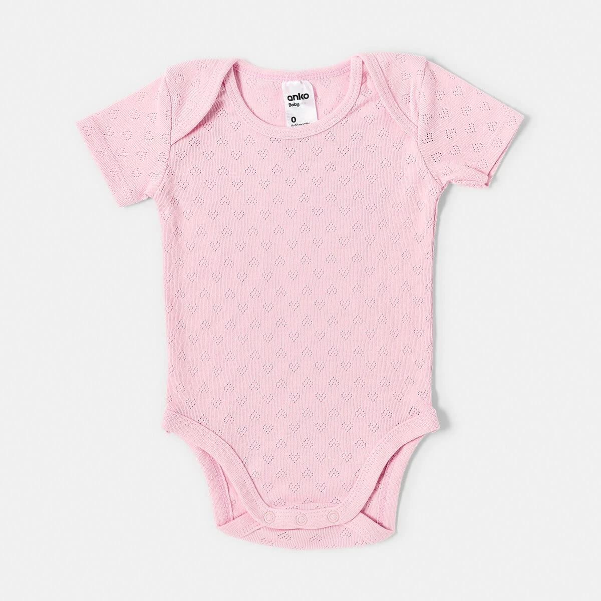 5 5 Pack Bodysuits New Pink, 5 of 8
