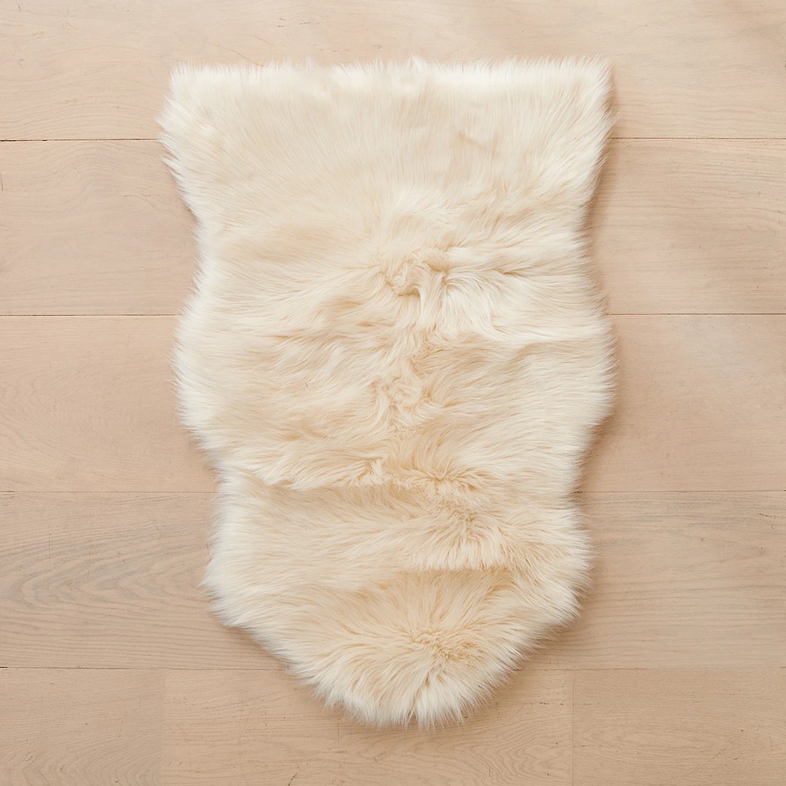 5 Cream Faux Fur Mat, 5 of 7