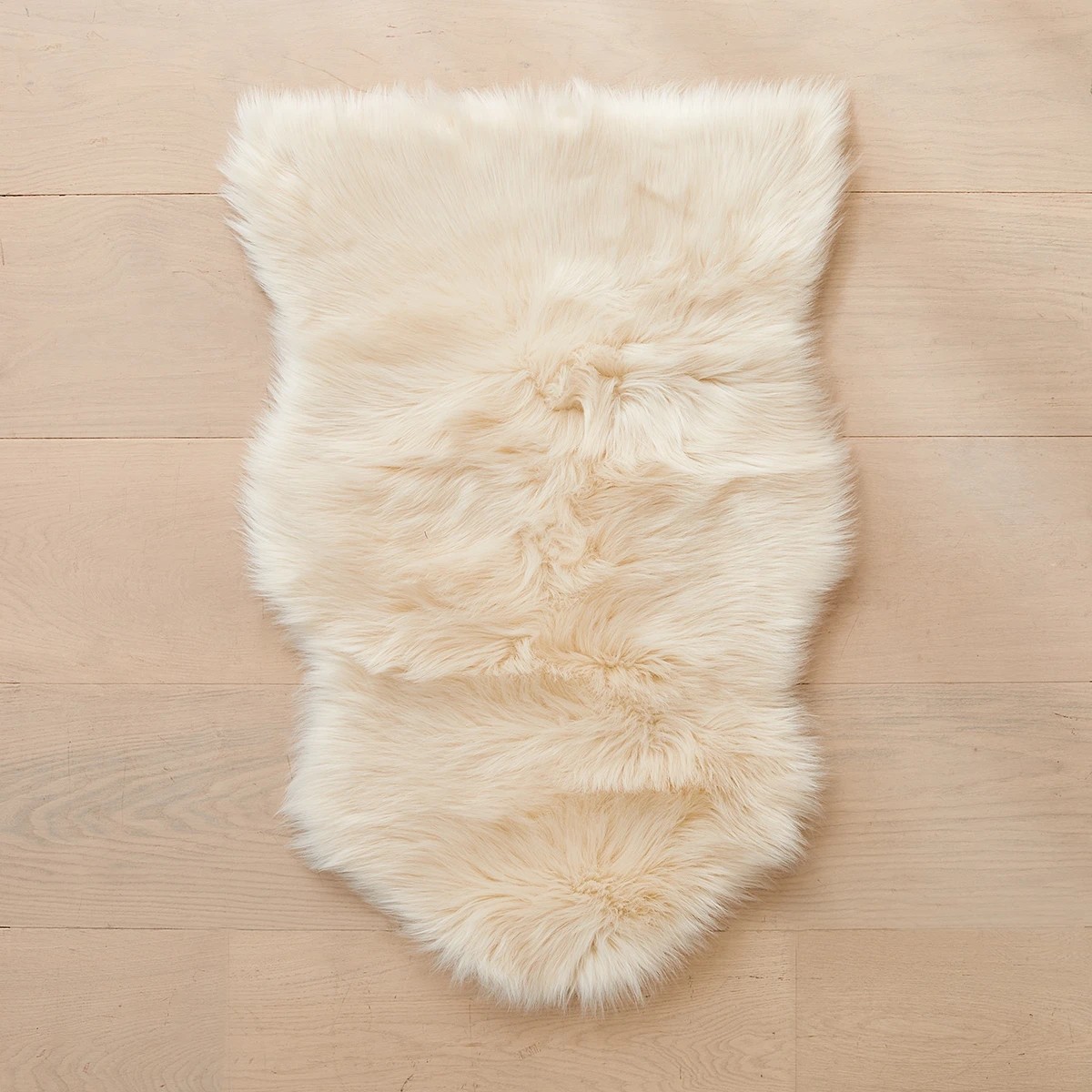 5 Cream Faux Fur Mat, 5 of 7