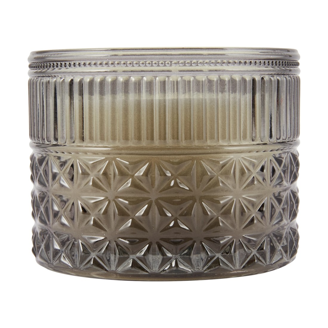 1 Smoke Geo Glass Candle, 1 of 4