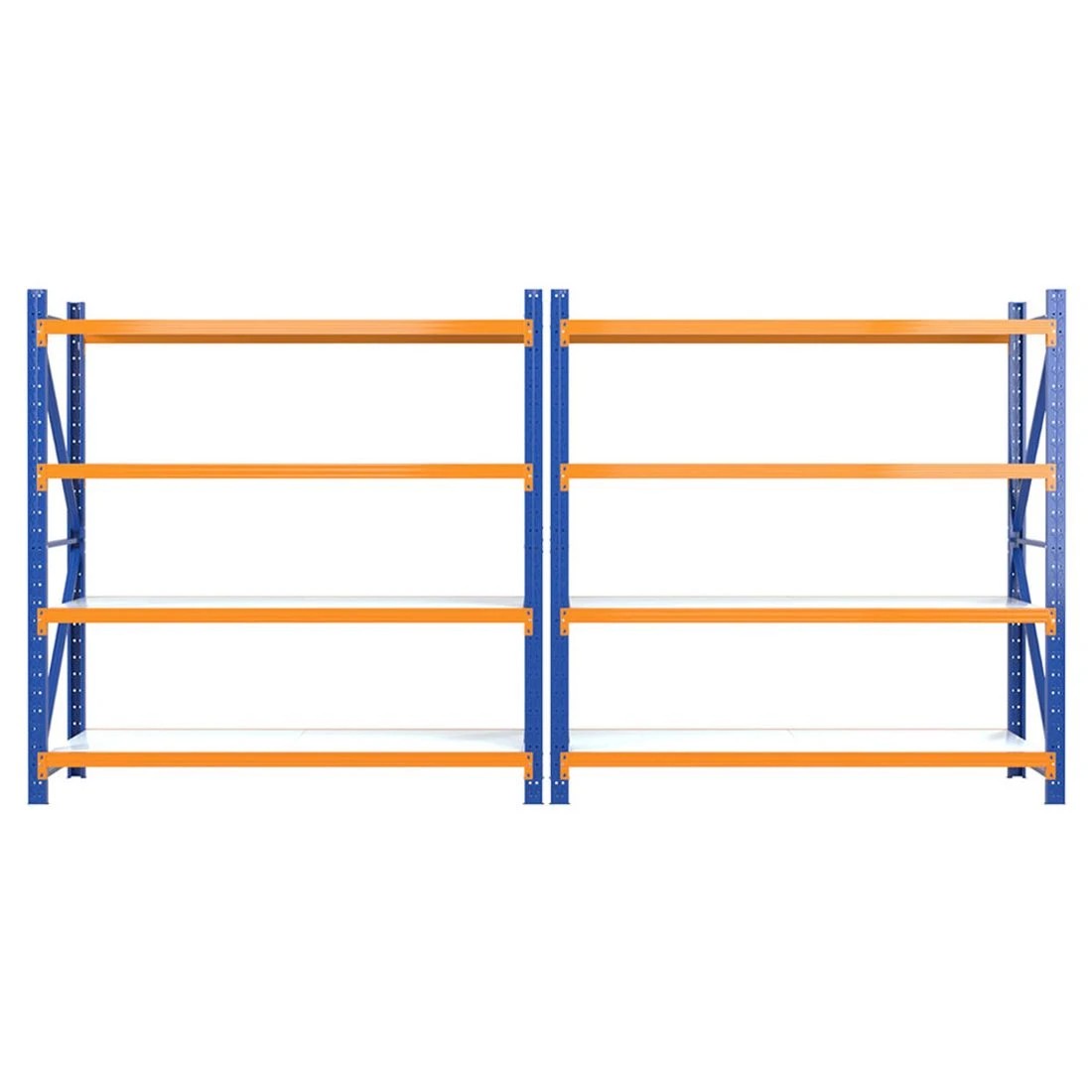 1 Giantz 4Mx2M Garage Shelving Warehouse Rack Orange - Multi, 1 of 4
