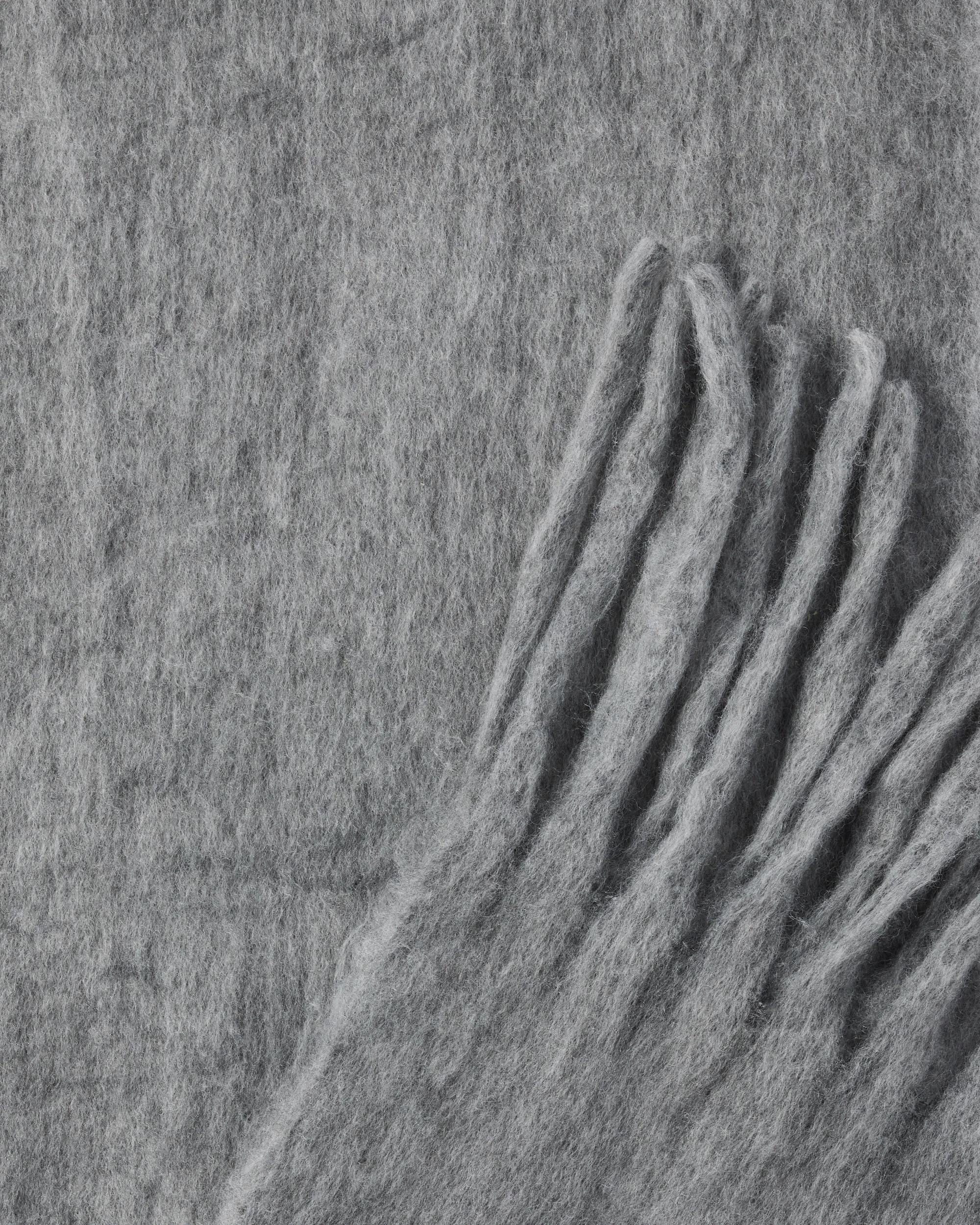 2 Plain Fluffy Scarf Grey Marle, 2 of 3