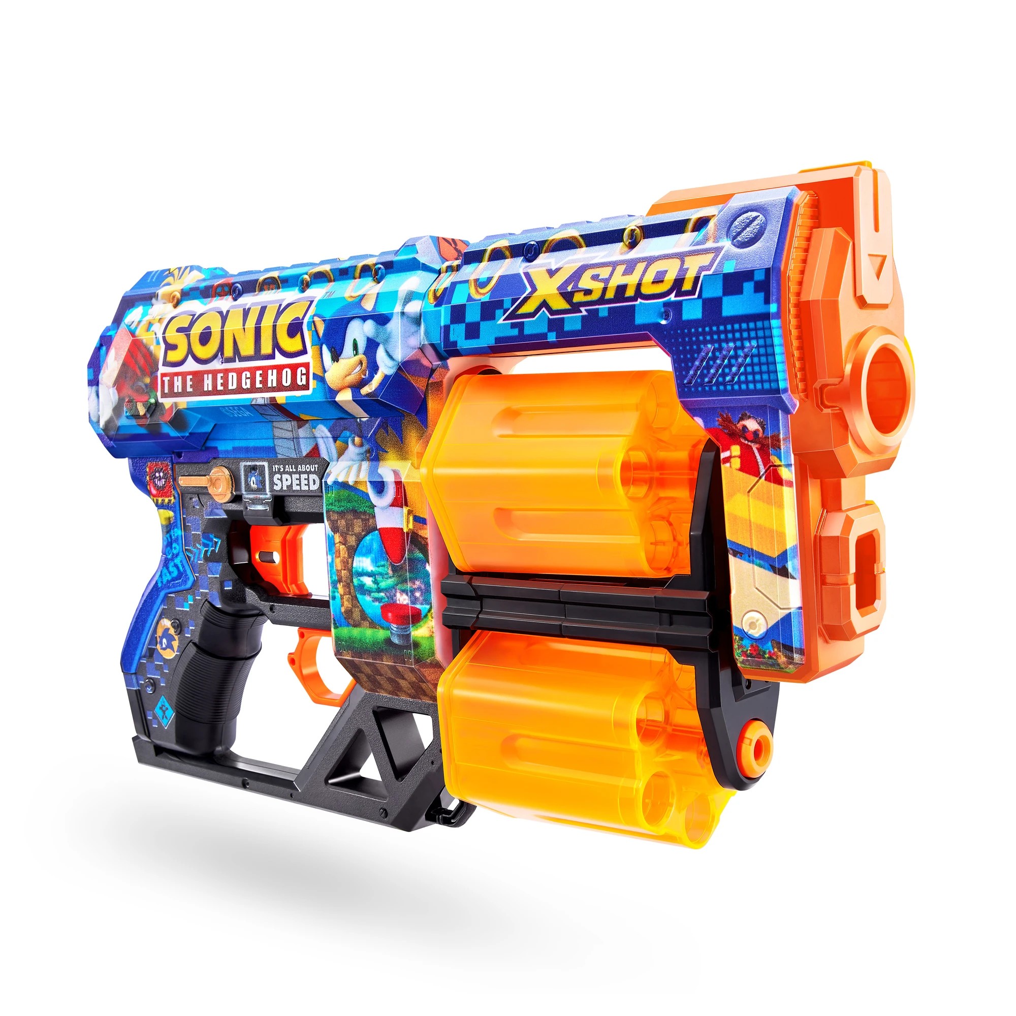 5 XSHOT Skins Sonic Dread Blaster (12 Darts) - Blue, 5 of 10