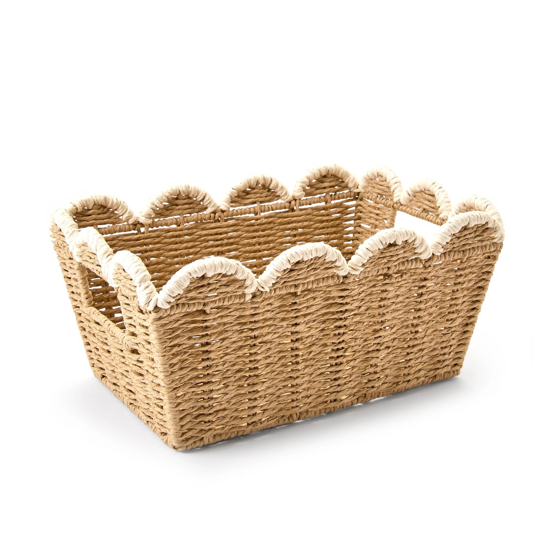 3 Wave Paper Rope Basket - Small, 3 of 7