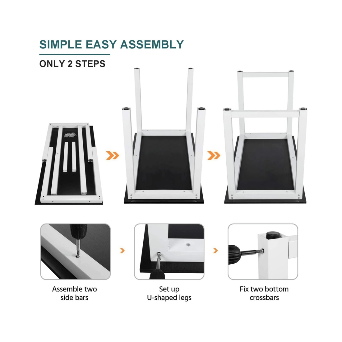 5 Advwin 120cm Computer Desk Home Office Table Wooden Workstation, 5 of 8