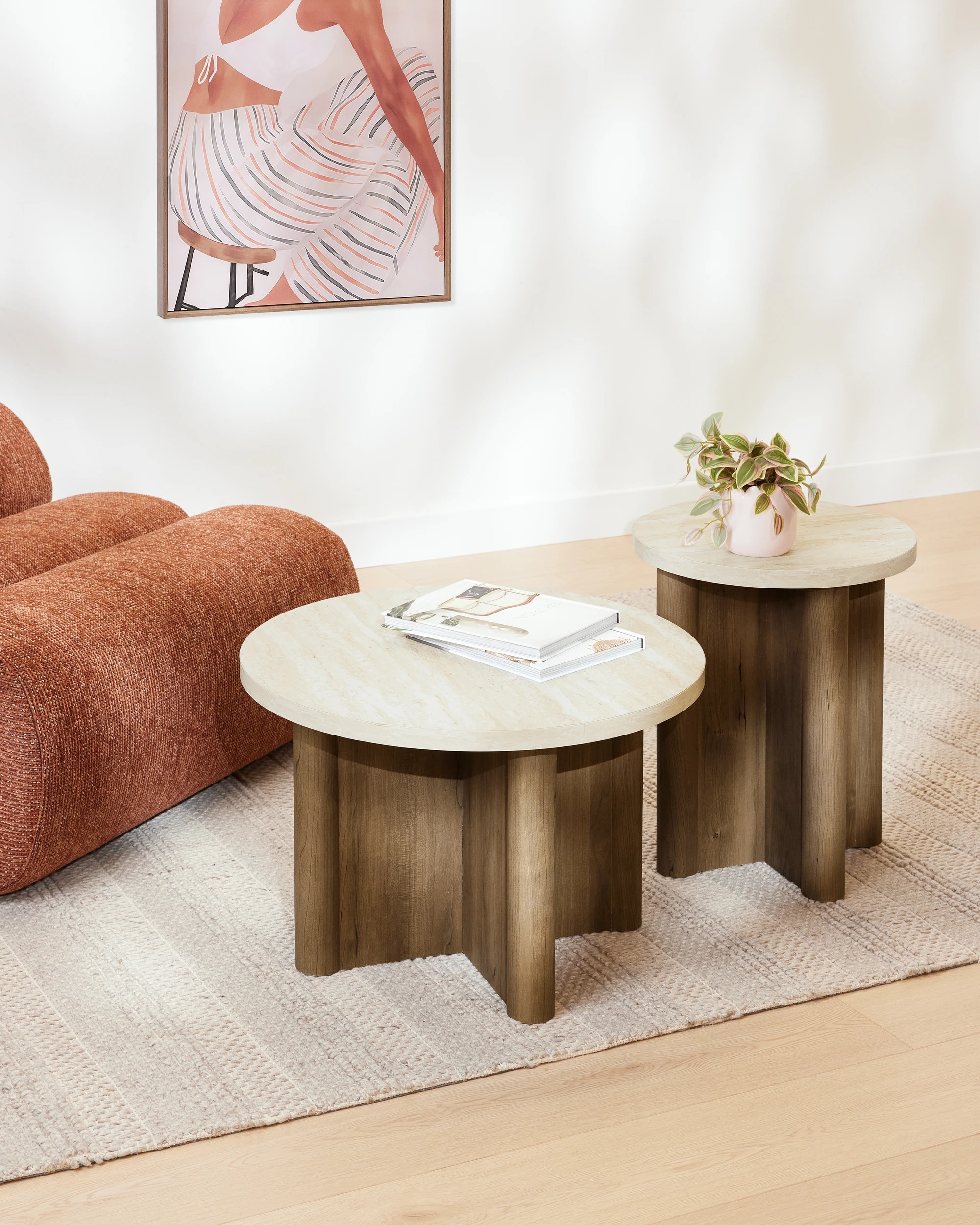 1 Set of 2 Jude Coffee Tables, 1 of 8