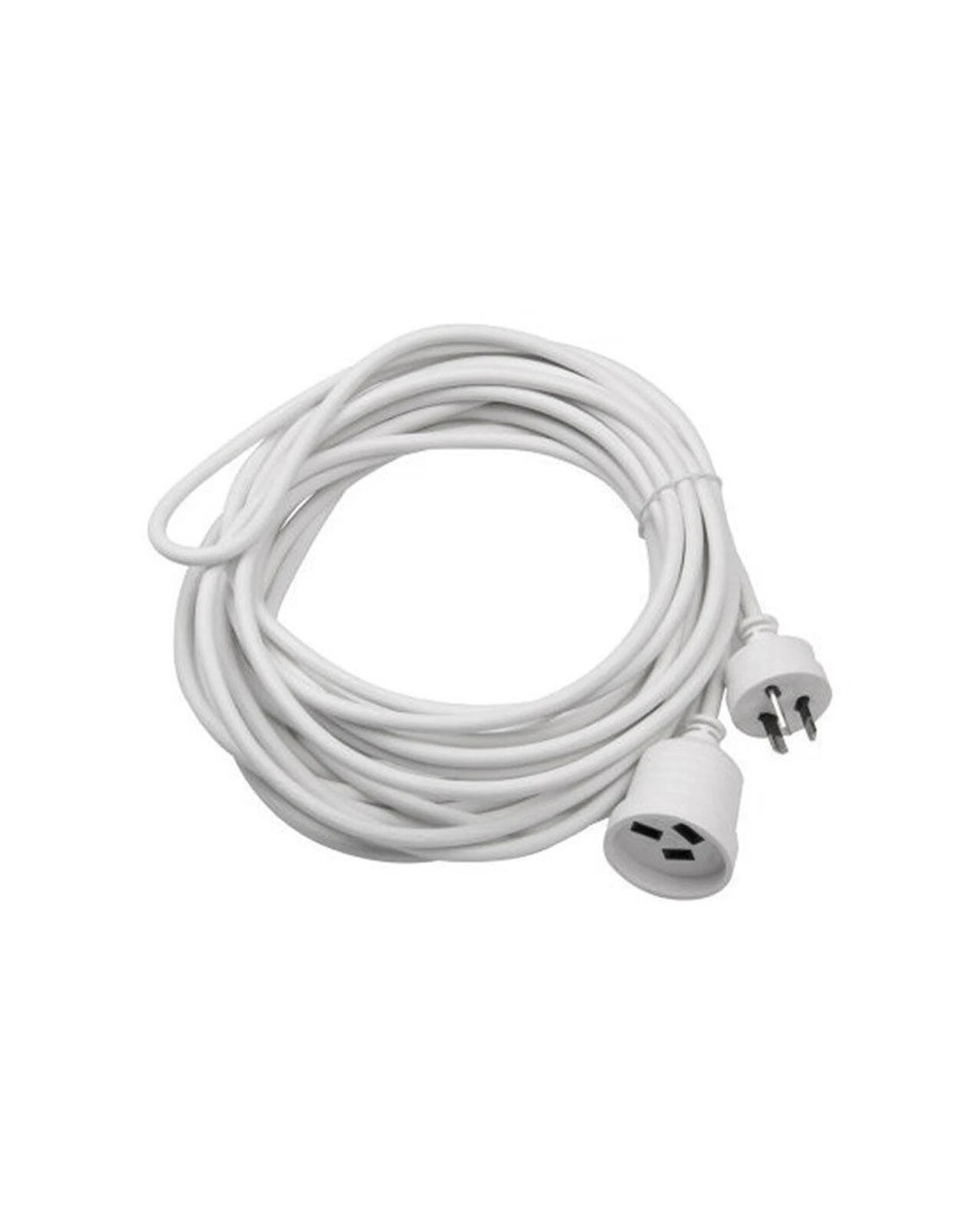 1 Sansai 7M Power Extension Cord Lead 10A 240V 2400W Max Home Office AU 3-Pin - White, 1 of 2