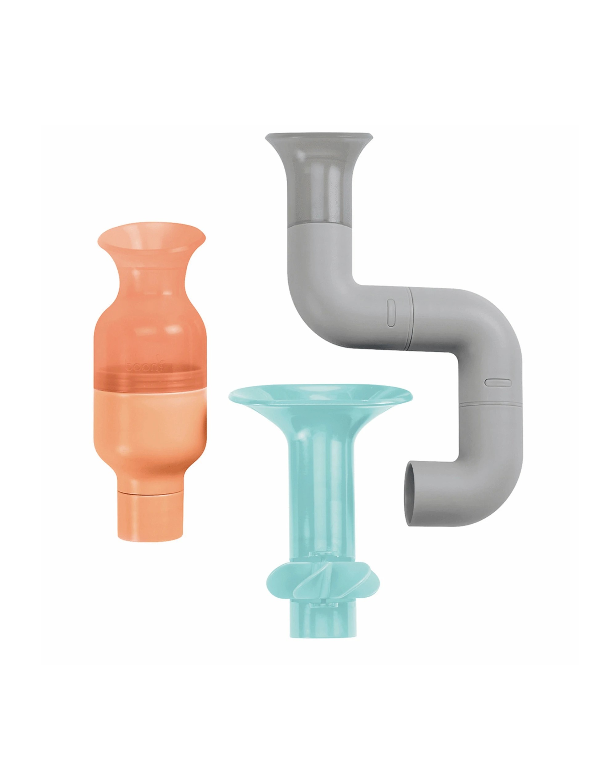 1 Boon Tubes Building Bath Toy Childrens Set - Grey, 1 of 4