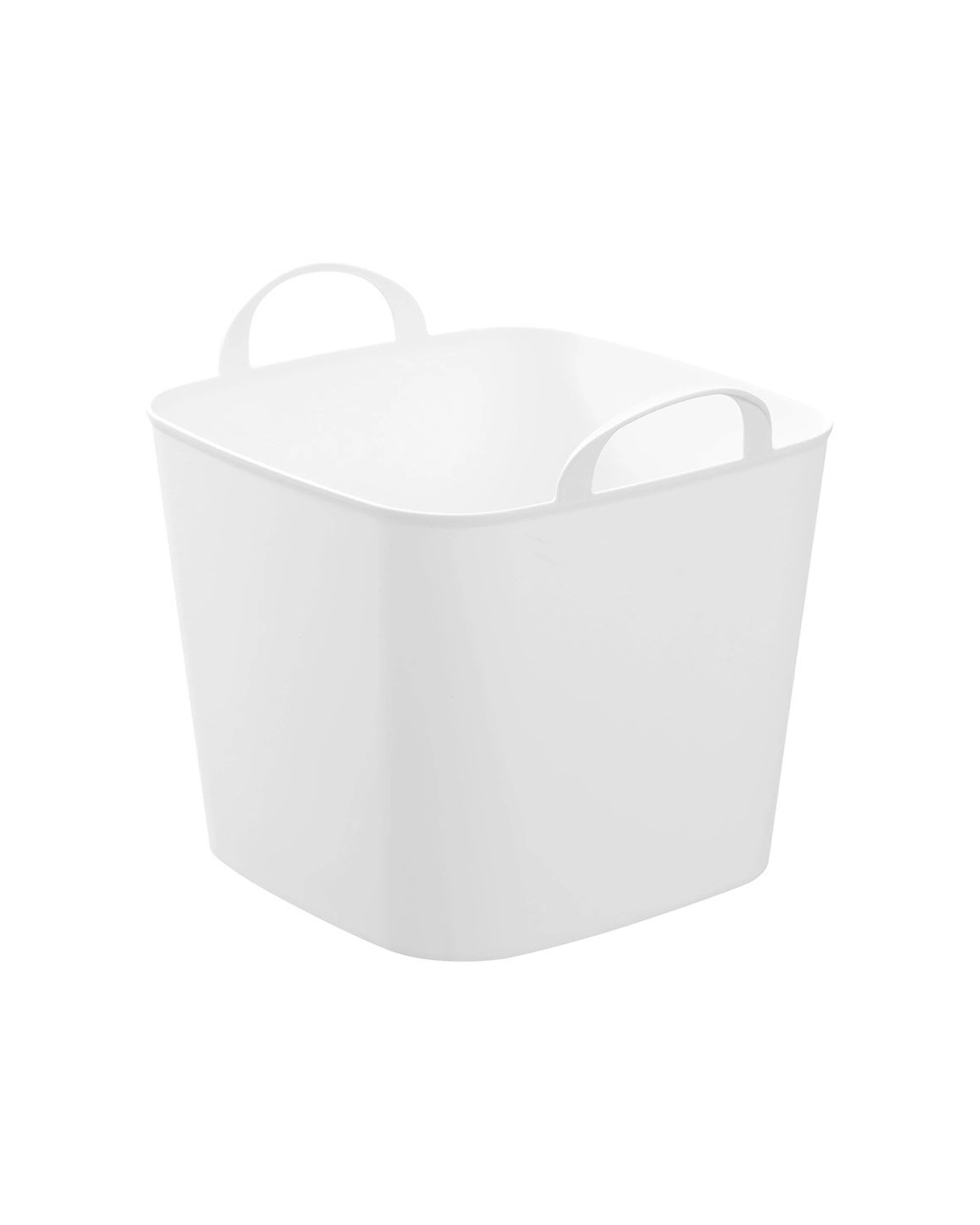 7 Boxsweden Mini Flexible Storage Organiser Square Tub Box Integrated Handles 16L - Multi, 7 of 7