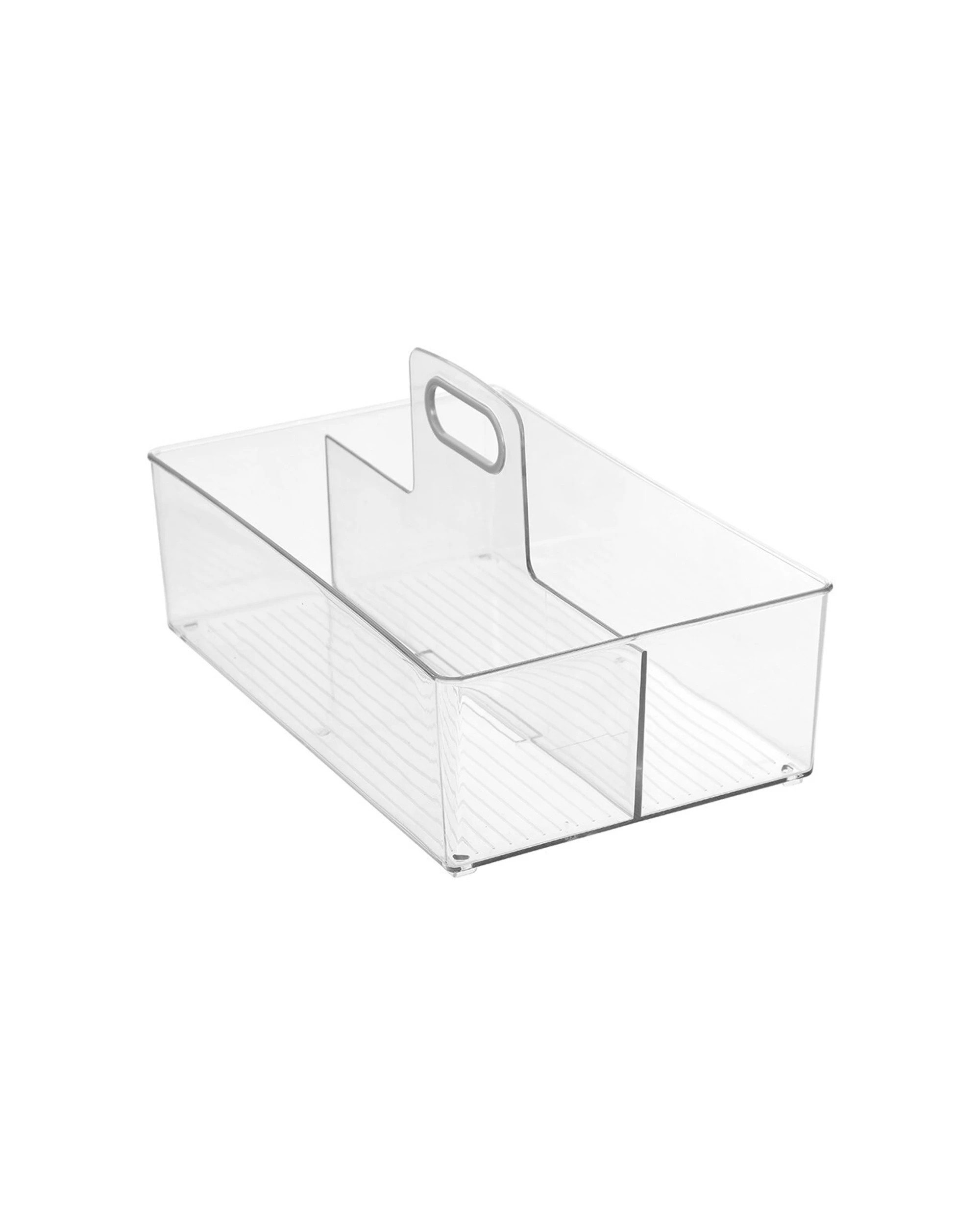 2 Boxsweden 2PK Crystal 35x22cm Caddy 2 Compartment Organiser Durable Design
 - plain, 2 of 9