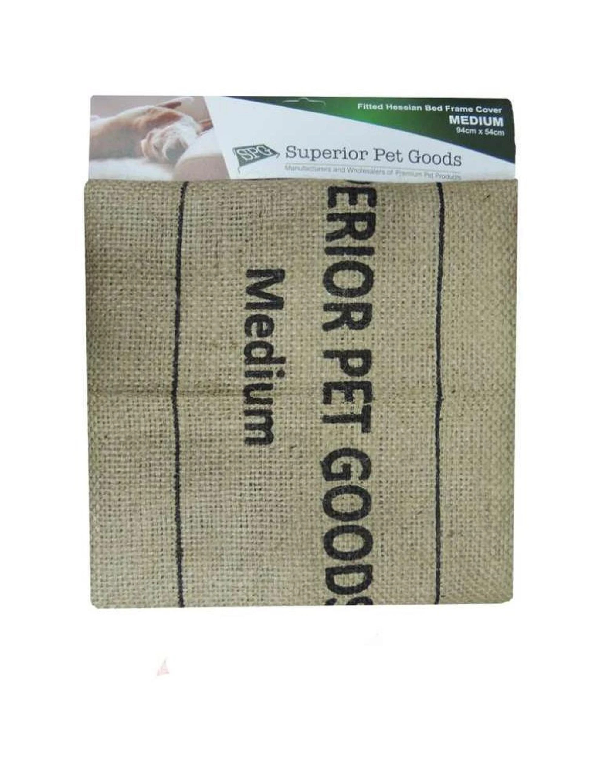 1 Superior Pet Fitted Hessian Dog Bed Replacement Cover Medium, 1 of 1