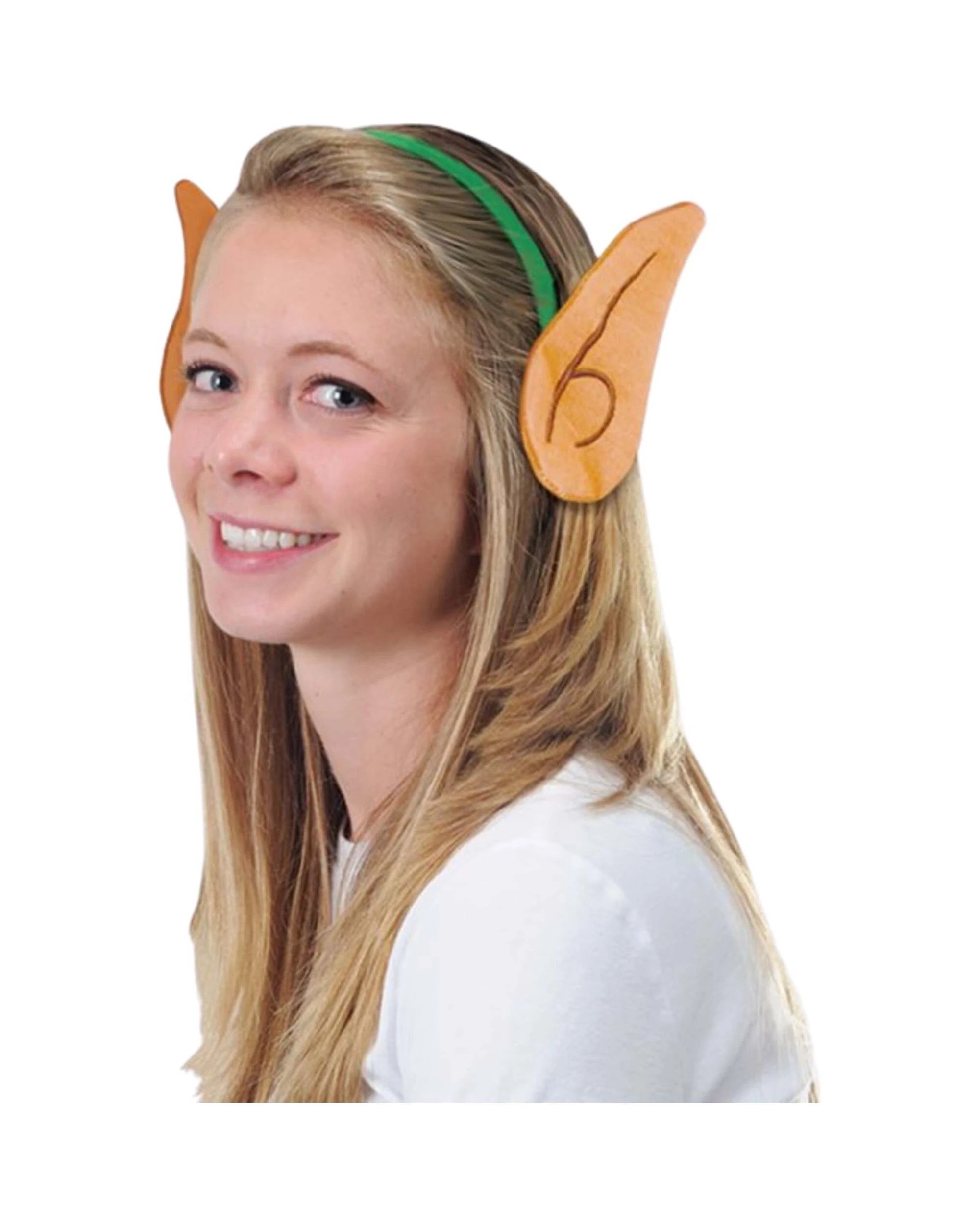 2 Beistle Elf Ears Headband - One Size - Beige, 2 of 3