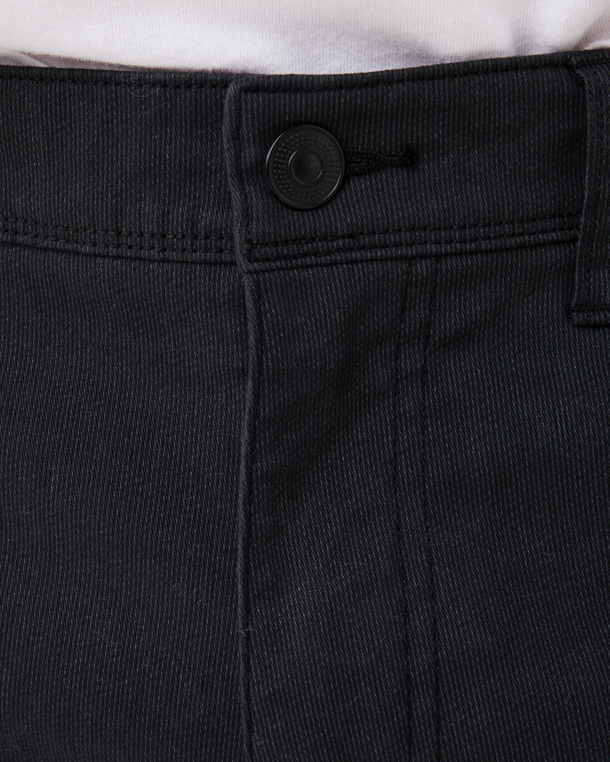 4 Straight Textured Jeans BLACK, 4 of 6