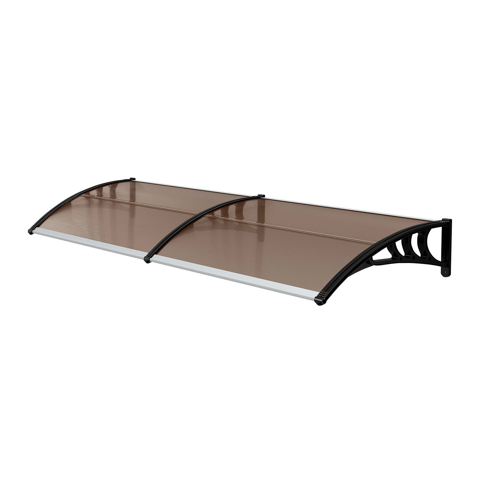 1 Livsip Window Door Awning Canopy Outdoor Patio Rain Cover Sun Shield 0.76mx3m - Brown, 1 of 8