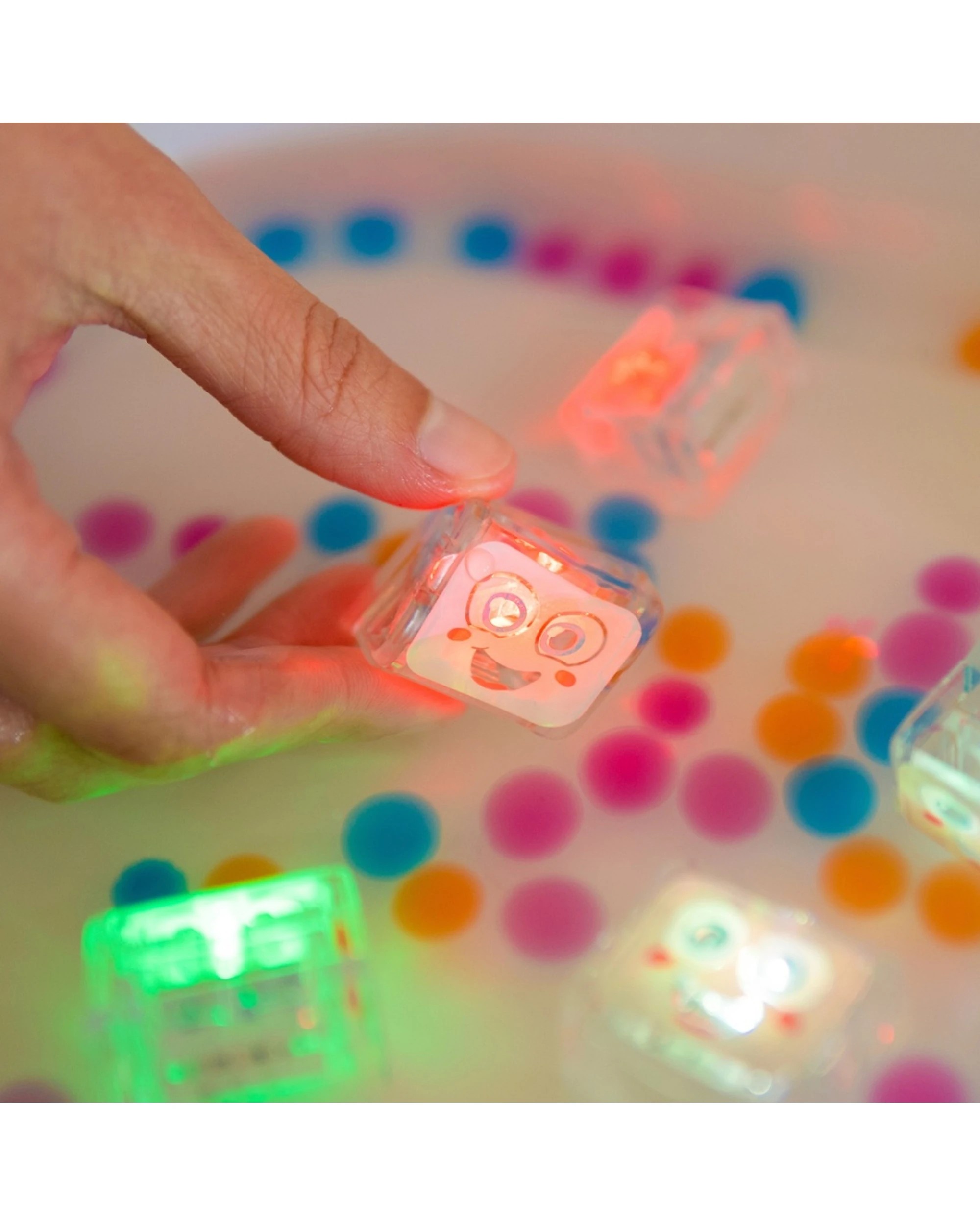 3 Glo Pals 4pc Water Activated Light Up Sensory Baby Kids Bath Toy Party Pal - Multi, 3 of 6