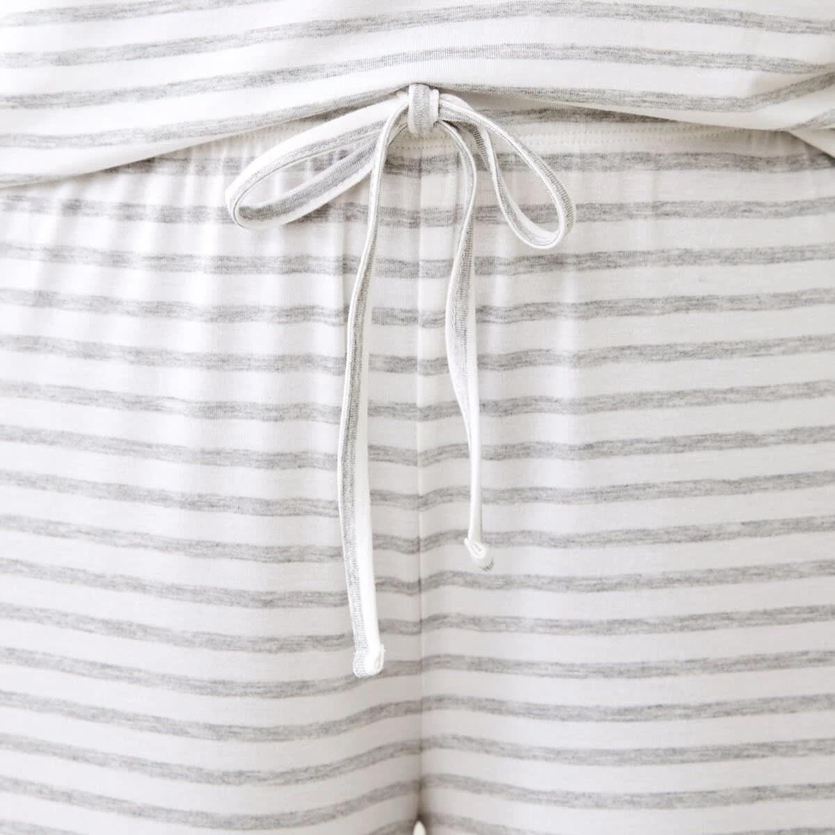 4 Viscose Pants MARLE STRIPE SILVER MARLE, 4 of 5