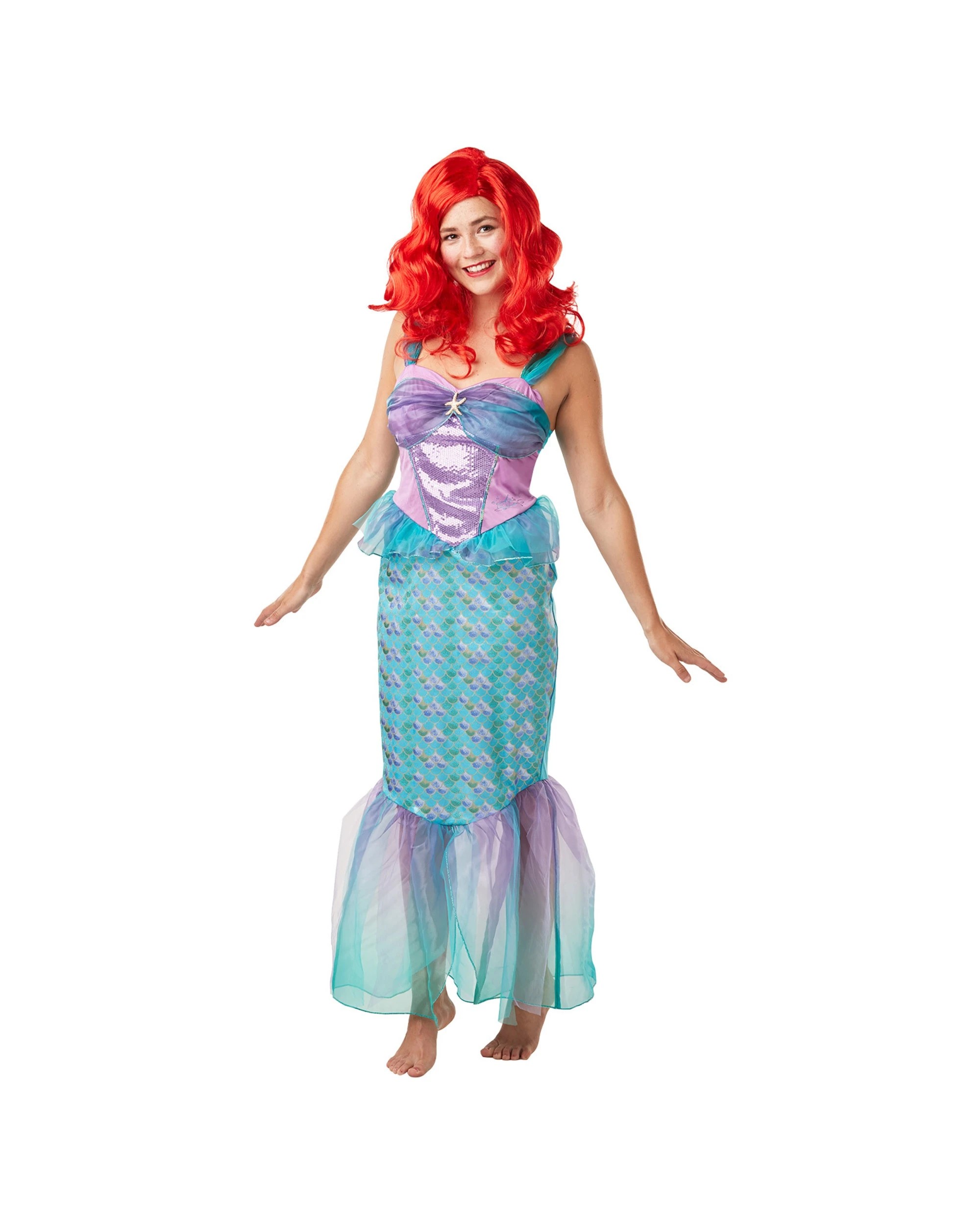 3 Disney Ariel Deluxe Adult Womens Dress Up Costume Size M - Multi, 3 of 3