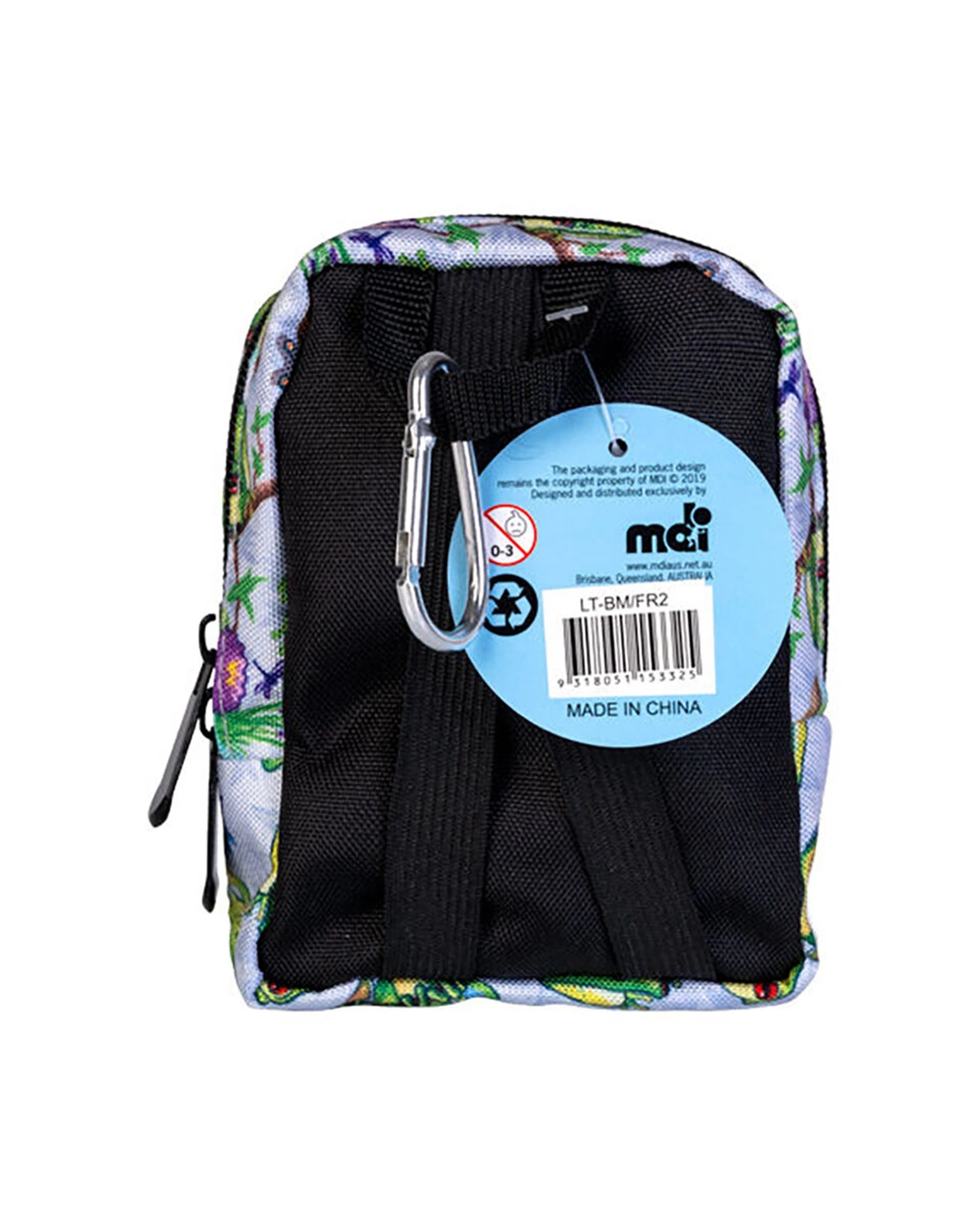 2 MDI BooBoo Kid's Backpack Mini's Frog V2 Mini Bag 11x15cm 3y+ - Blue, 2 of 4