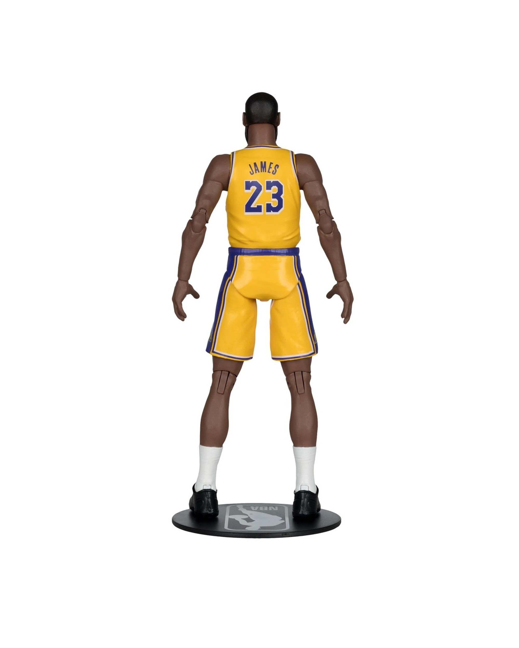 4 McFarlane SportsPicks NBA Los Angeles Lakers Lebron James 6 inch Articulated Figure, 4 of 8