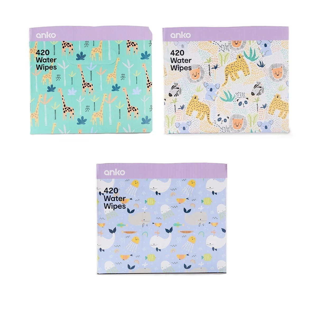 8 420 Pack Water Wipes - Assorted, 8 of 9