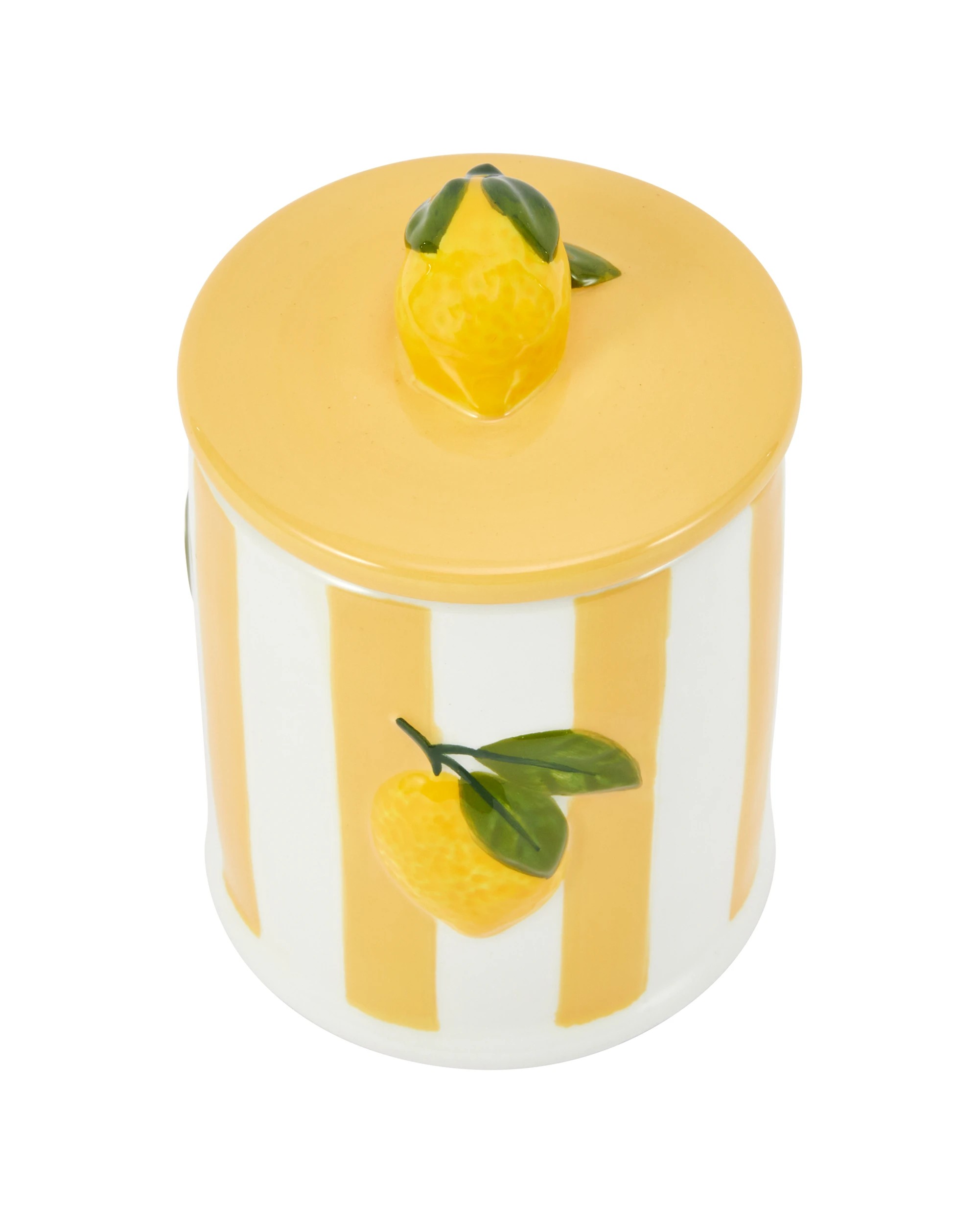 3 Mediterranean Limone Stripe Candle, 3 of 6