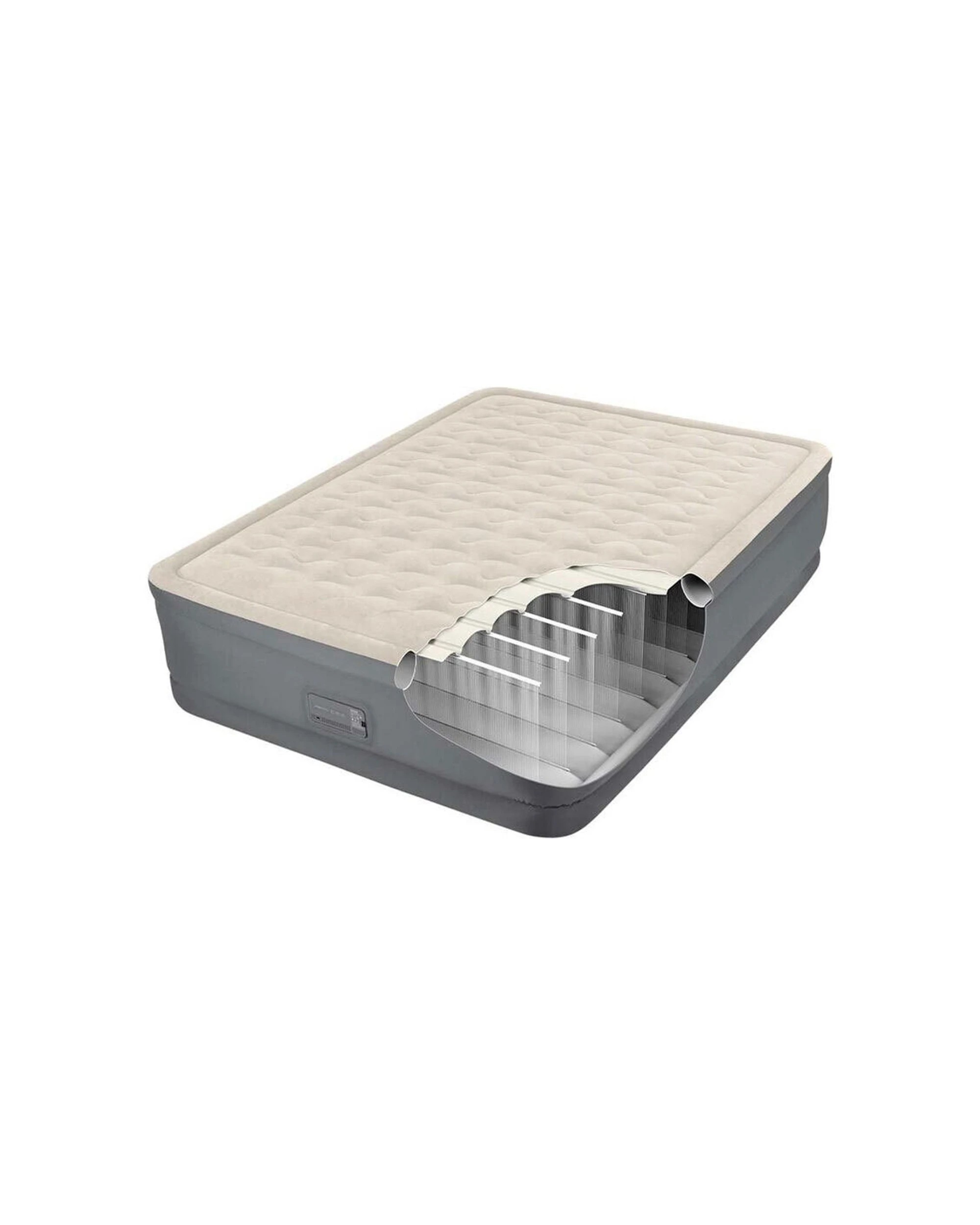 3 Intex PremAire 2 Elevated Airbed With Fiber-Tech Digital Pump - Queen Bed - Multi, 3 of 5