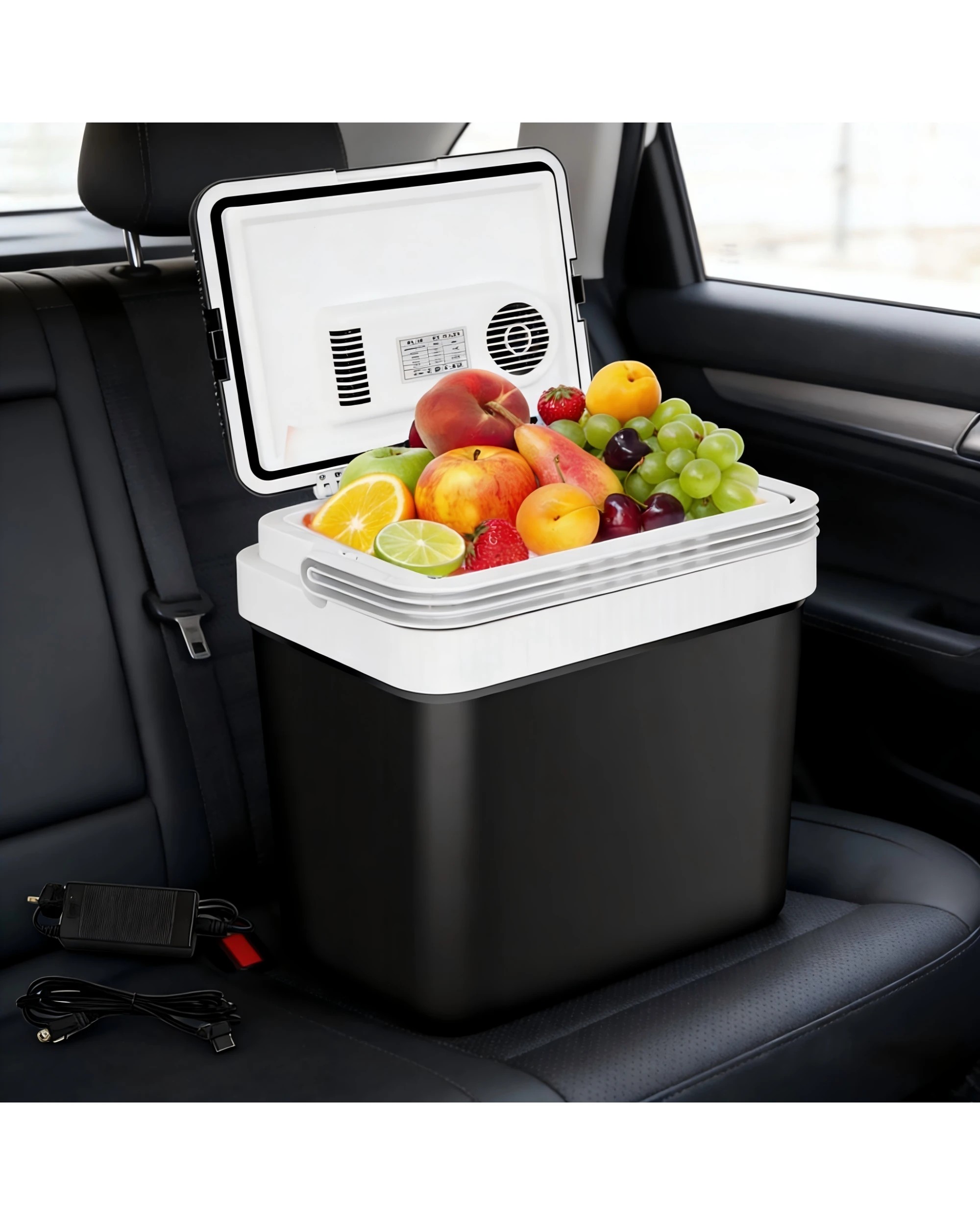 8 Advwin 24L Mini Fridge Car Refrigerator - Black, 8 of 8