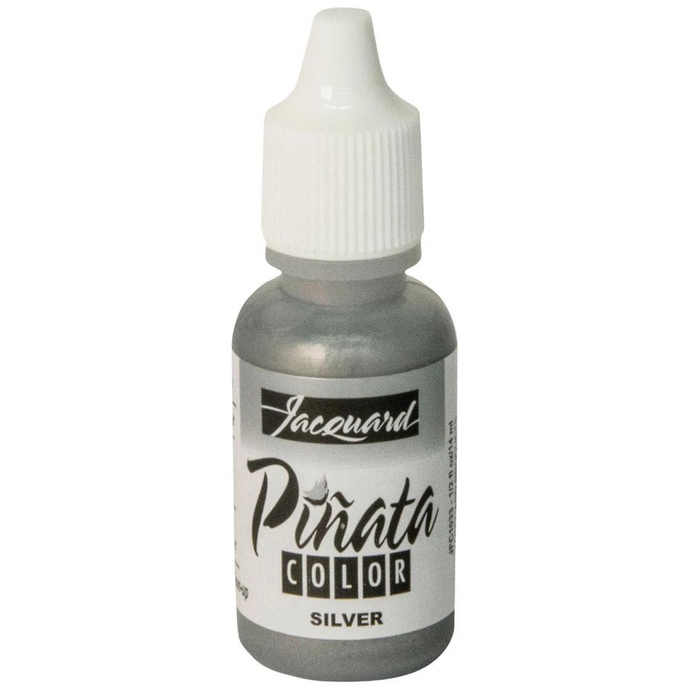 1 Jacquard Pinata Ink 14mL Silver, 1 of 3
