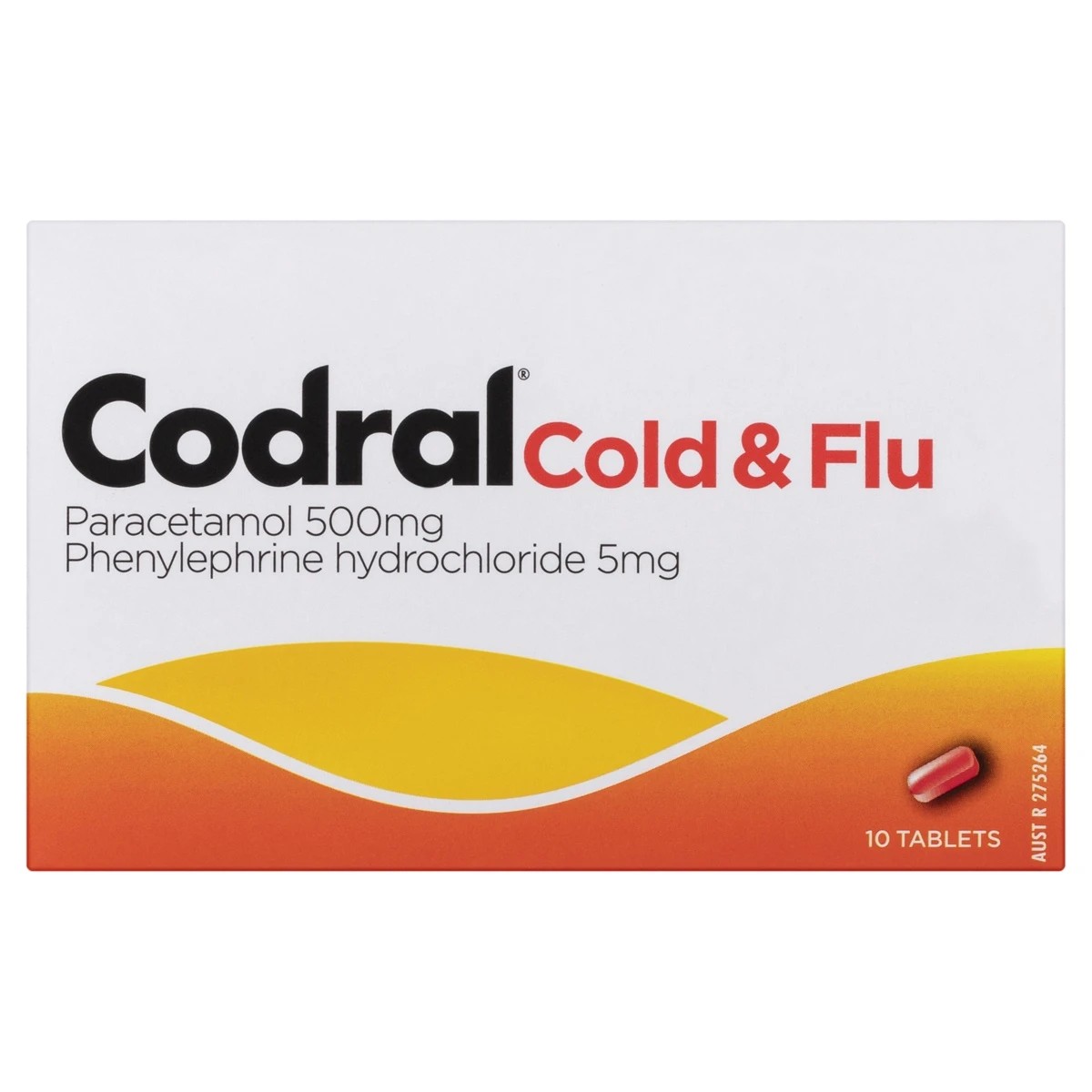 1 10 Pack Codral Cold & Flu Tablets, 1 of 4