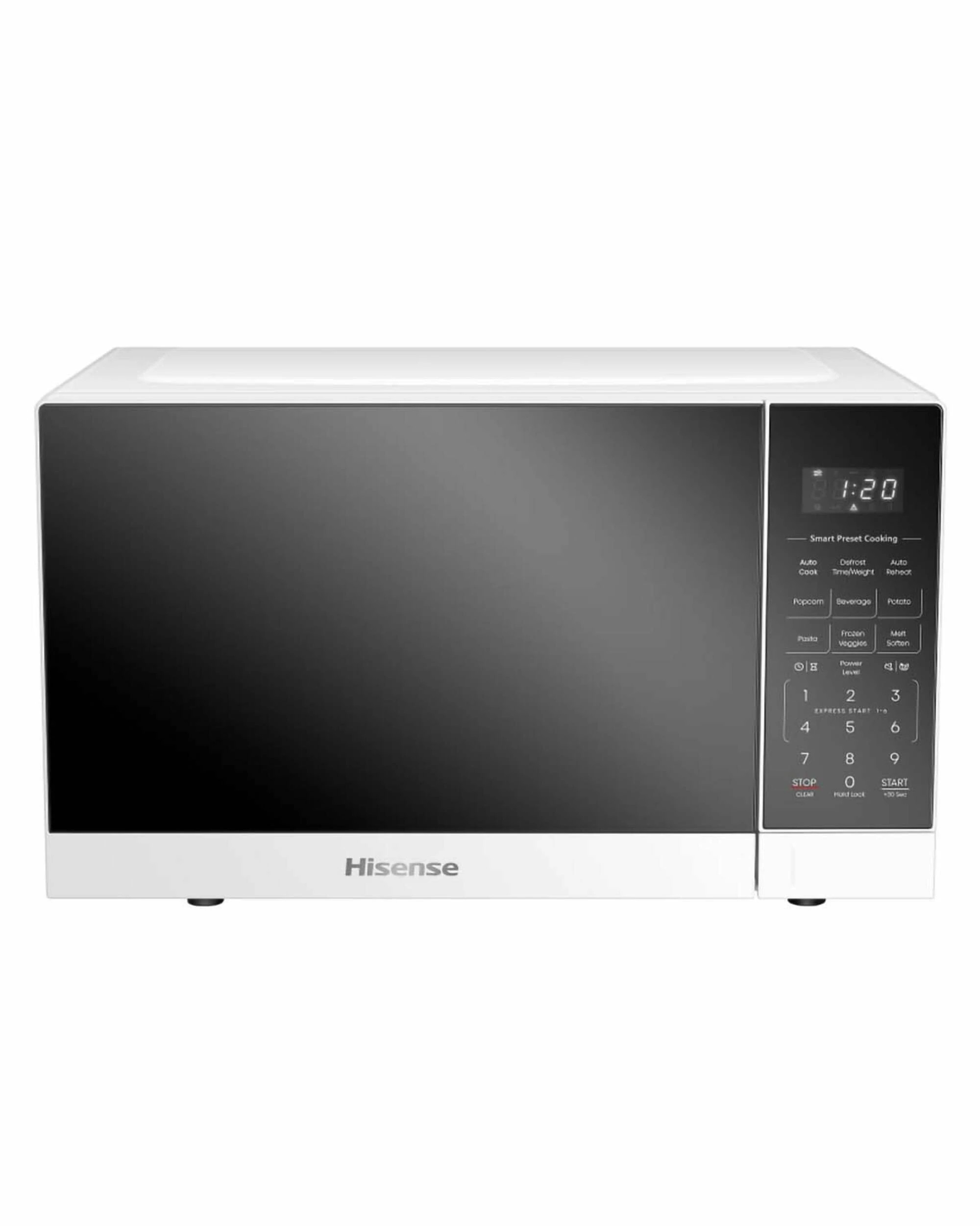 1 Hisense 25L 900W Microwave - White - WHITE, 1 of 2