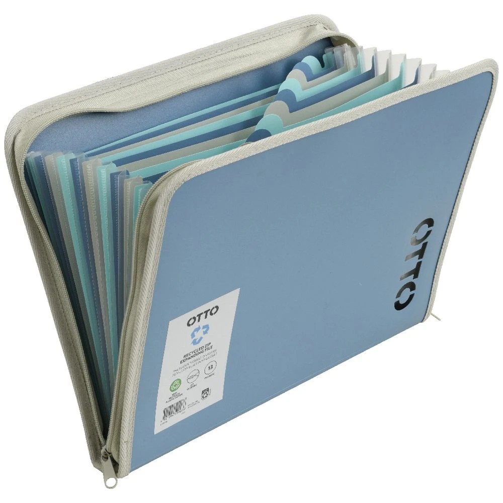 3 Otto Zip Expansion File Blue, 3 of 3