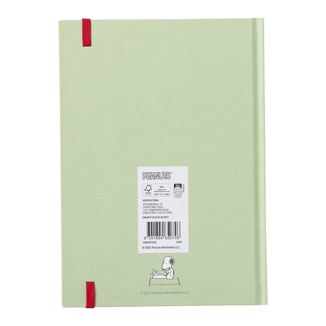 3 Peanuts A5 Week to View Diary 2026 Snoopy, 3 of 8