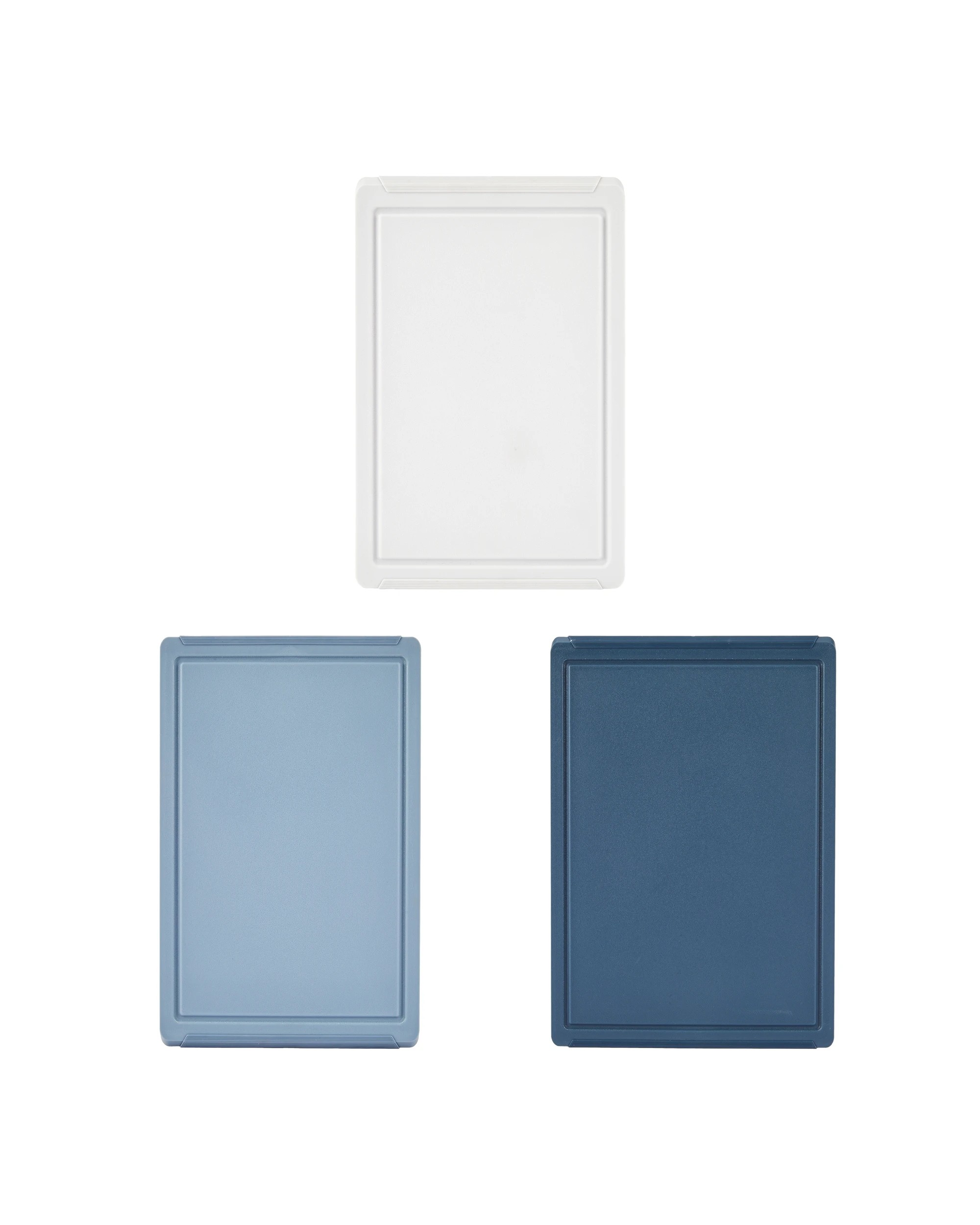 2 Set of 3 Silicone Edge Cutting Boards, 2 of 6