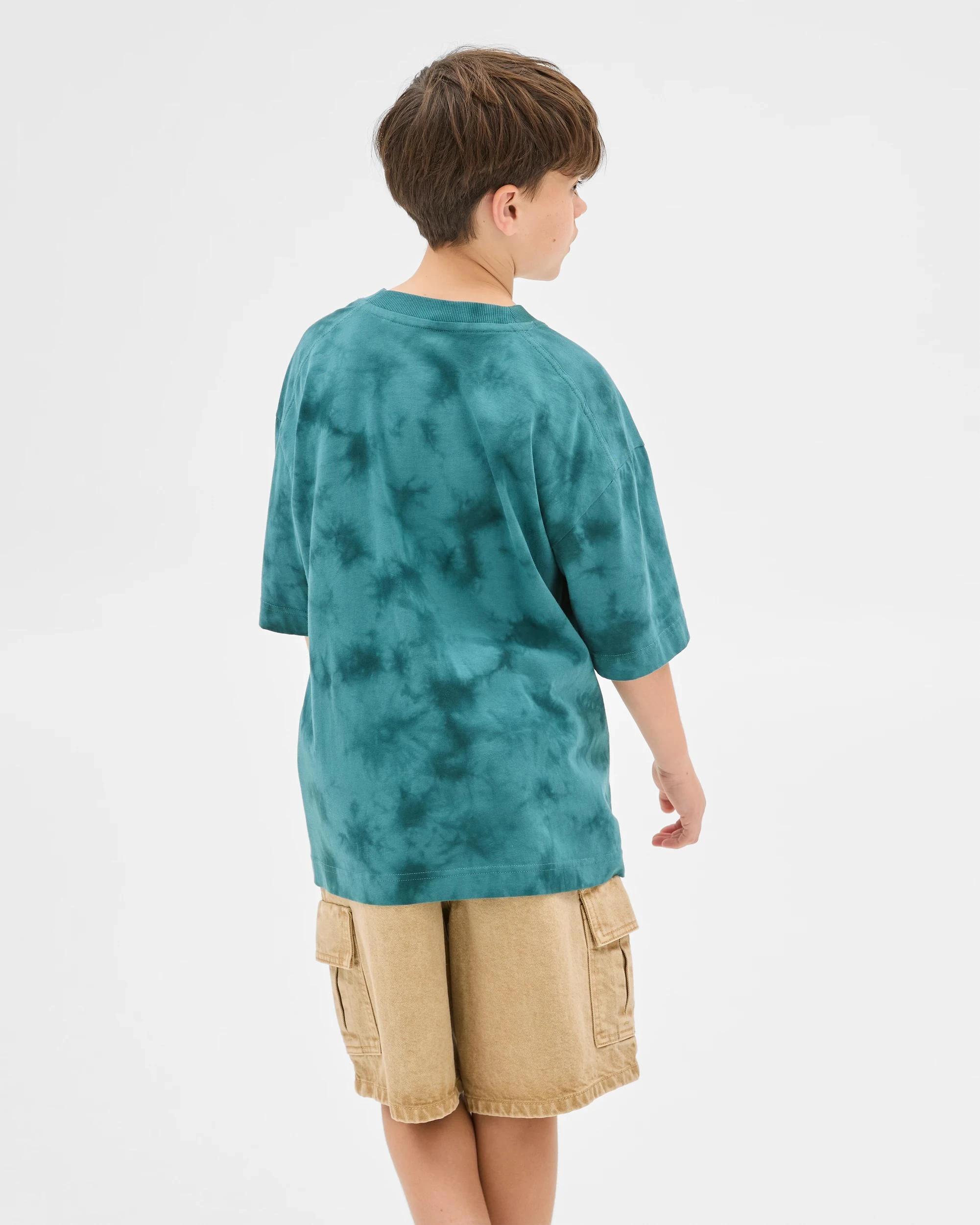 2 Target Australian Cotton Oversized Washed T-Shirt TEAL, 2 of 5