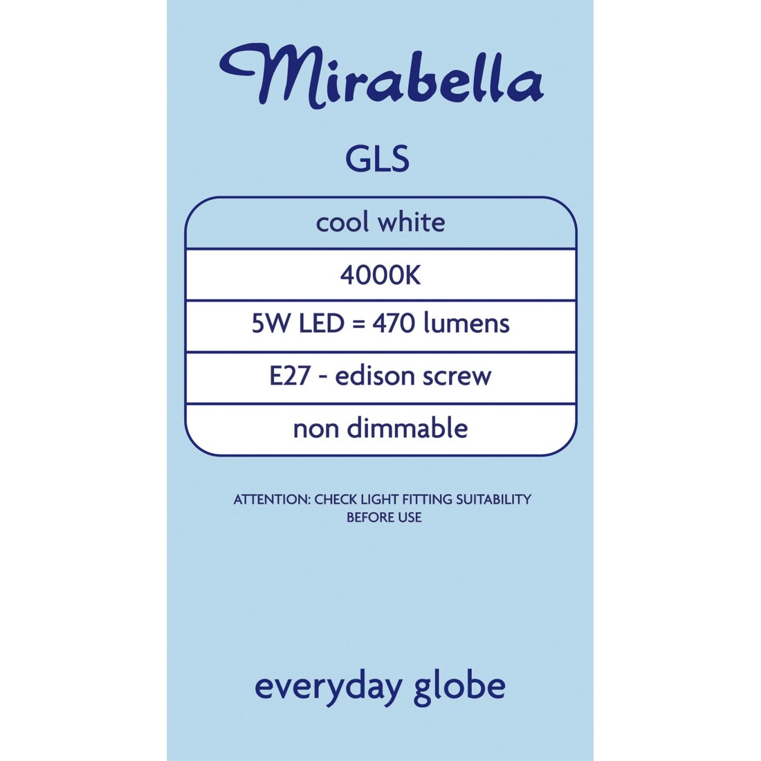4 Mirabella E27 LED GLS Everyday Globe, 4 of 7