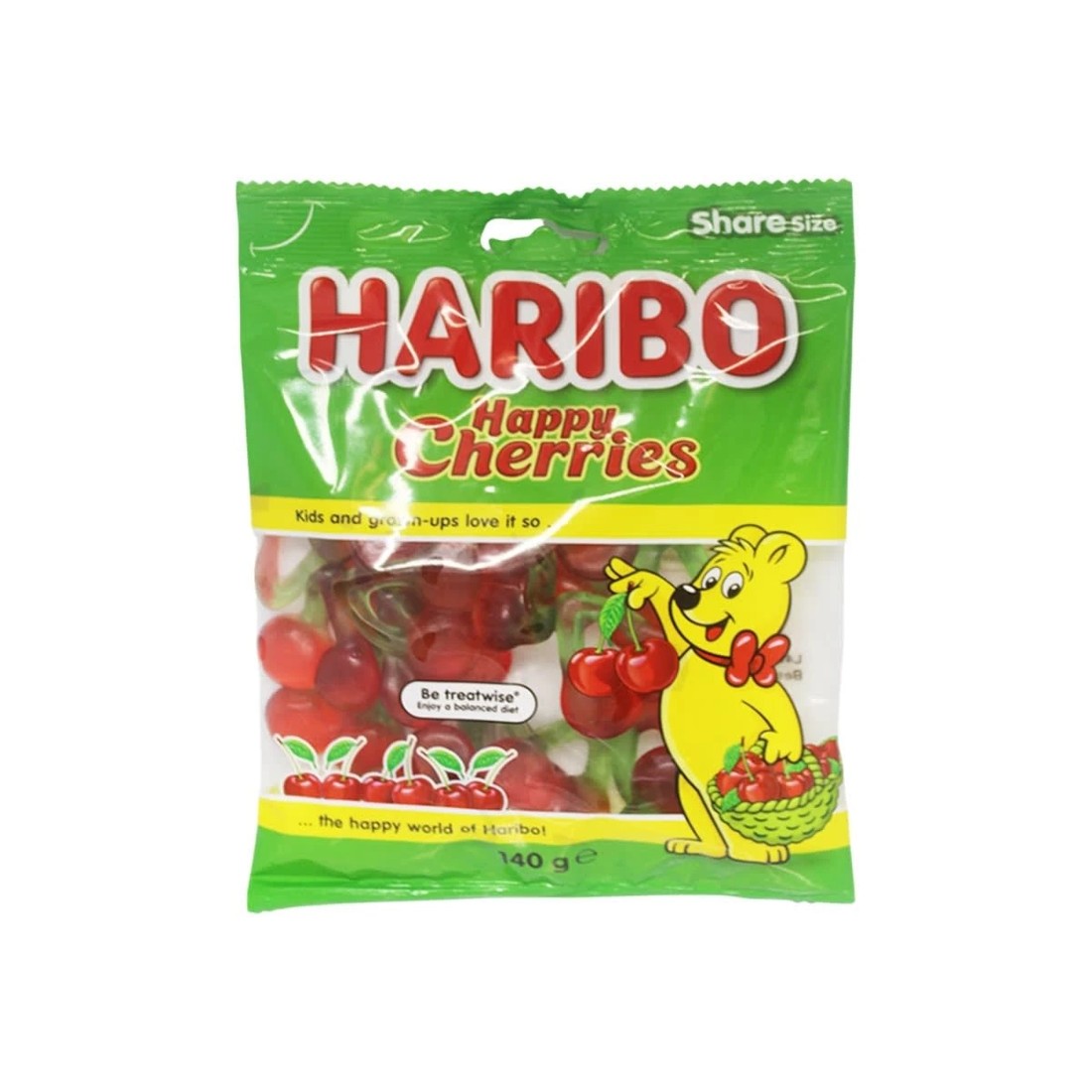 3 Haribo Happy Cherries Zing 140g, 3 of 3
