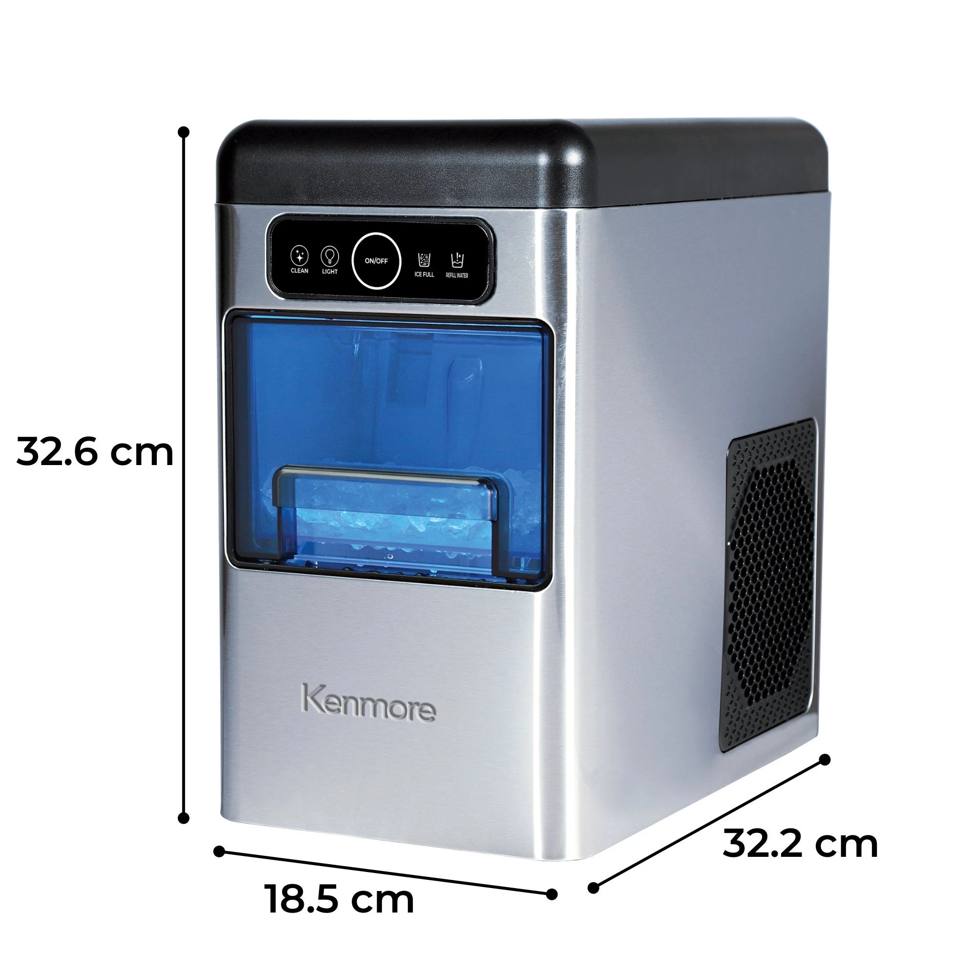 7 Kenmore Front-Load Portable Nugget Ice Maker - Black, 7 of 7