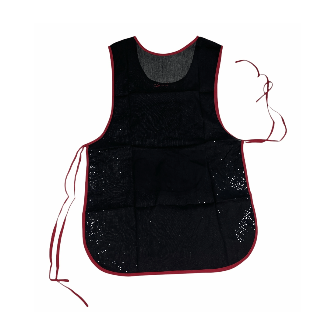 3 BR Home Double Sided Apron Cleaning Shop Coffee Cafe Bib - Black/Red, 3 of 3